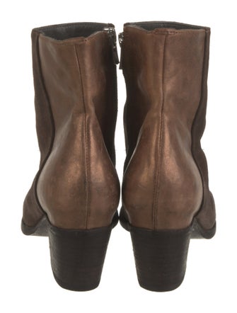 Officine Creative Suede Colorblock Pattern Boots