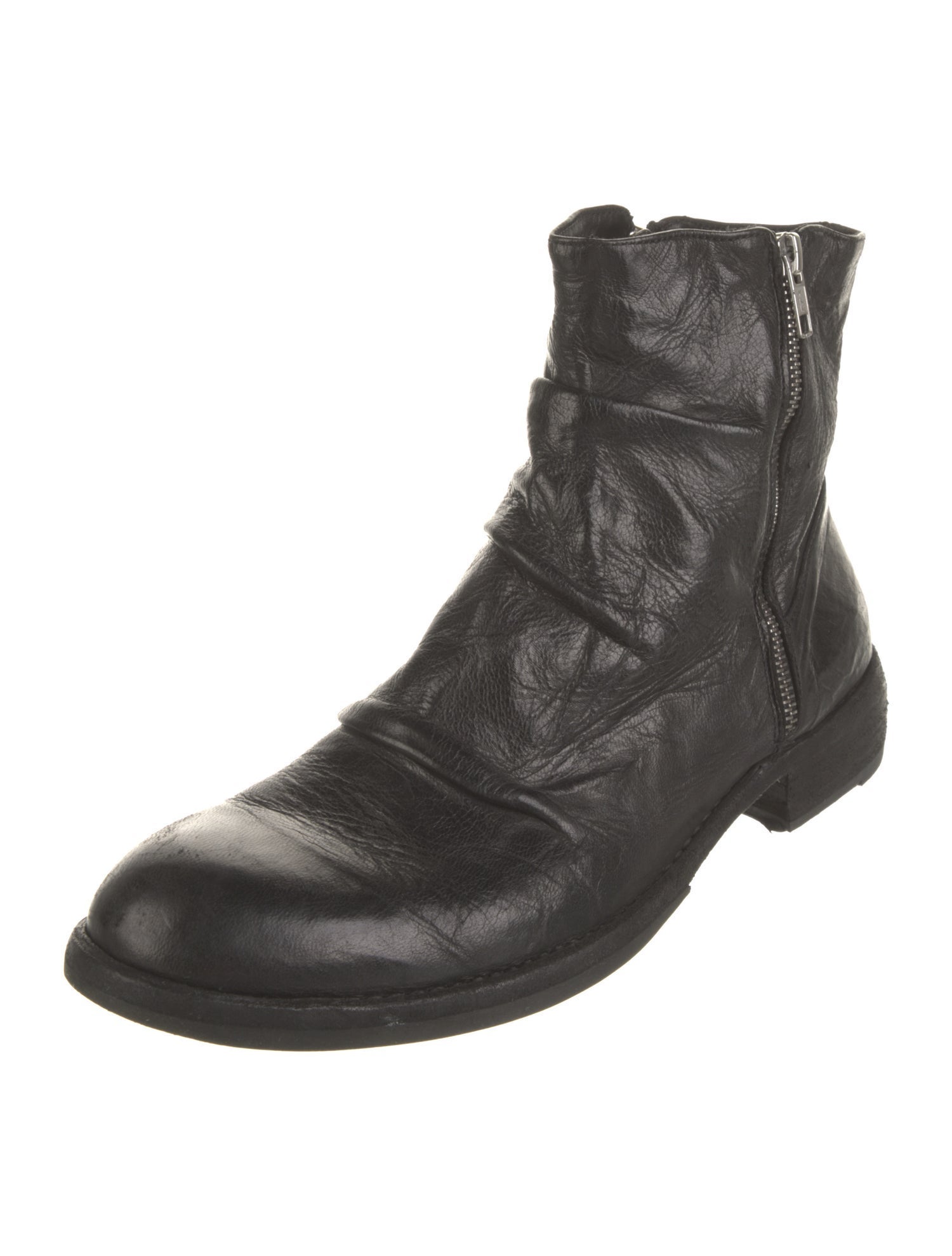 Officine Creative Leather Combat Boots