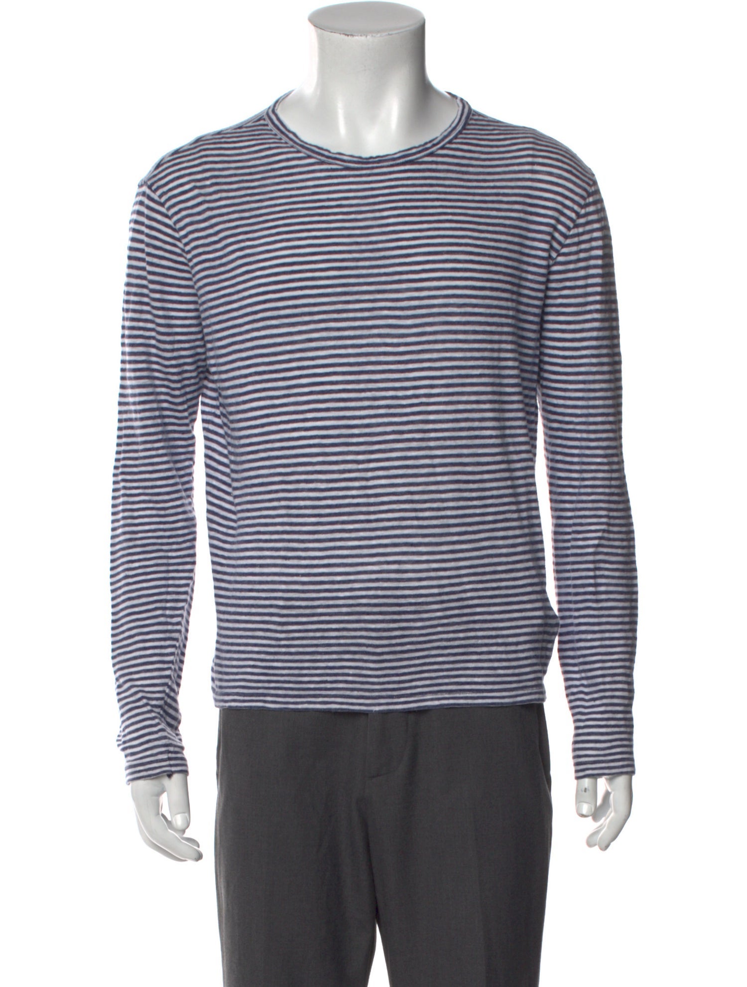 Officine Creative Linen Striped T-Shirt