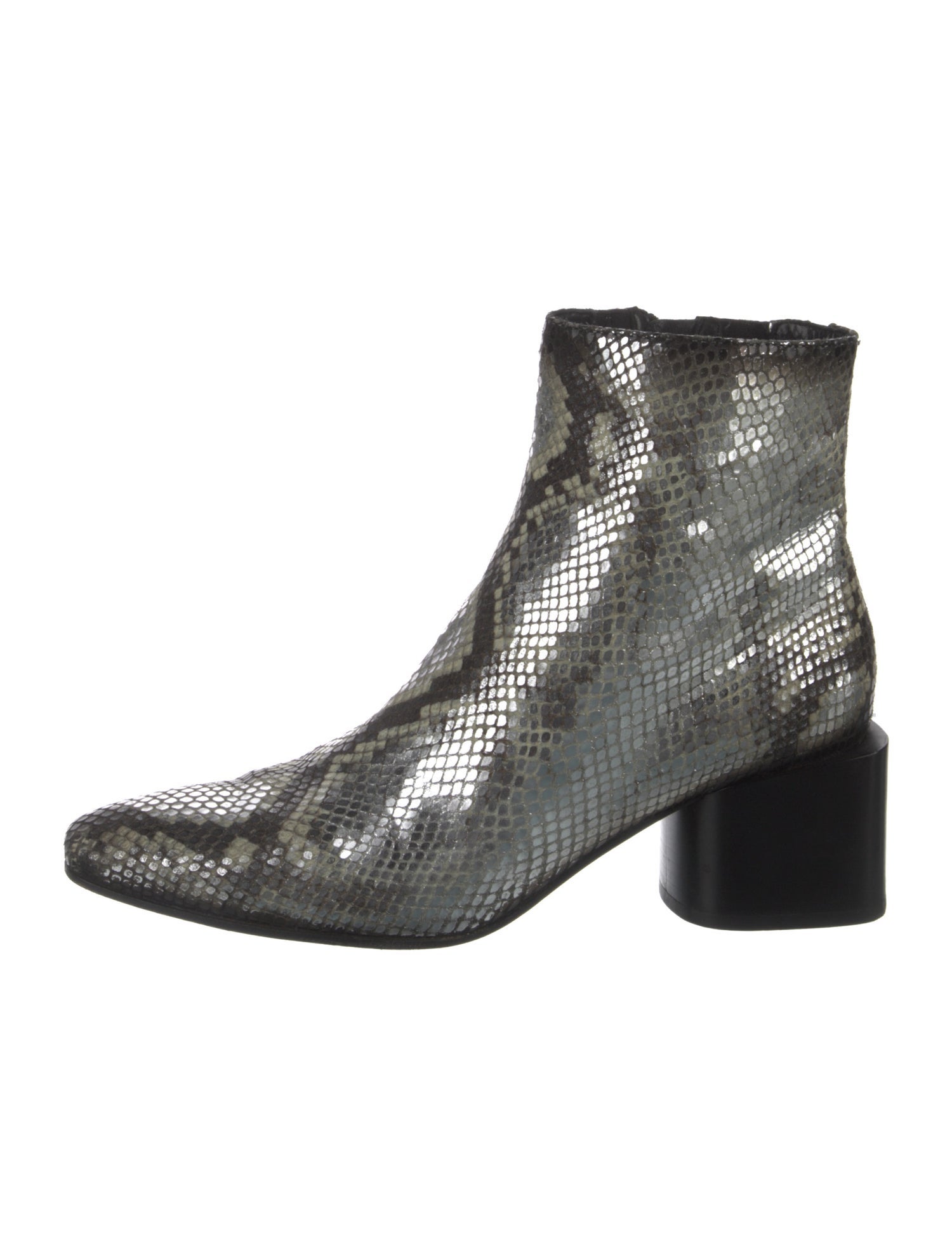 Officine Creative Leather Glitter Accents Chelsea Boots