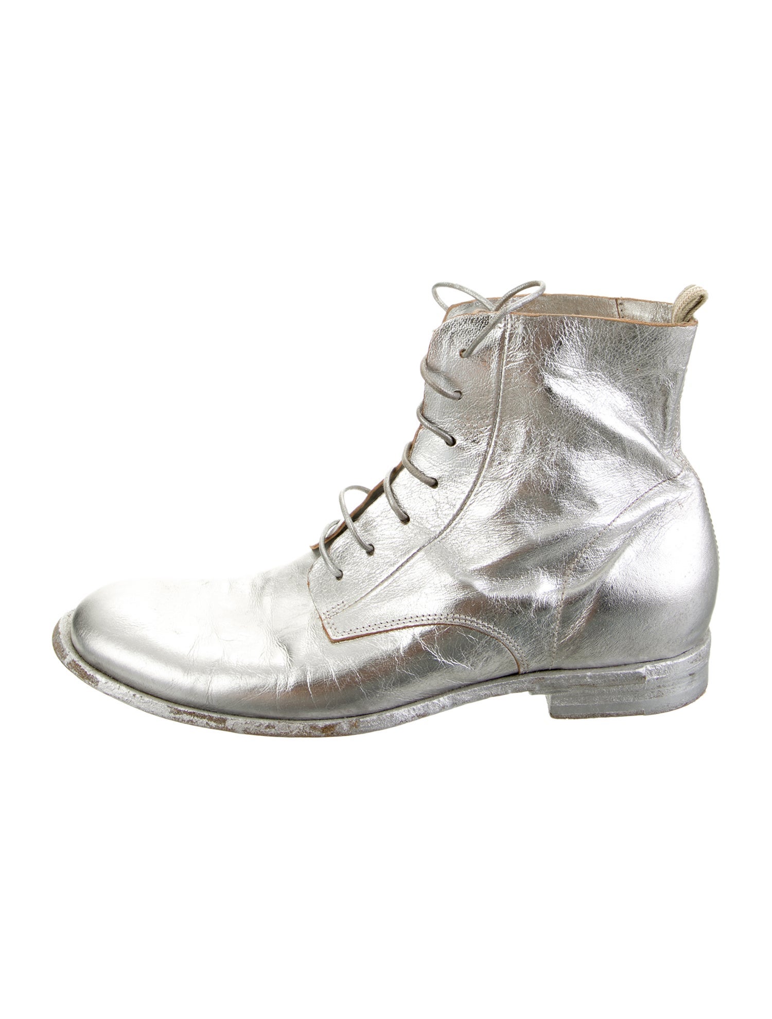 Officine Creative Leather Lace-Up Boots