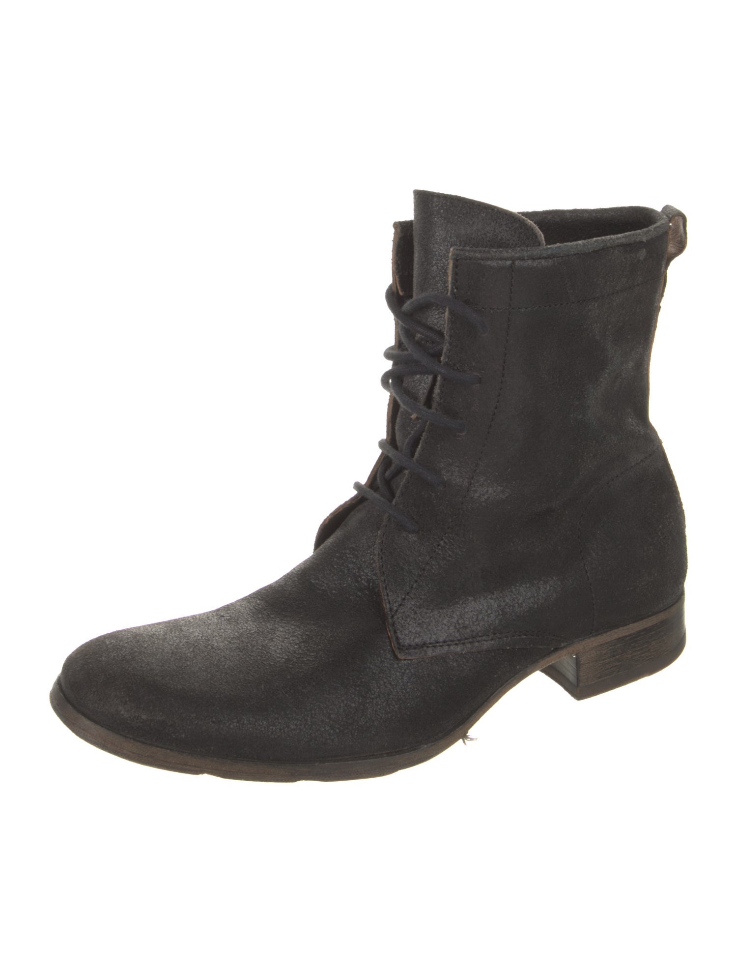 Officine Creative Suede Lace-Up Boots