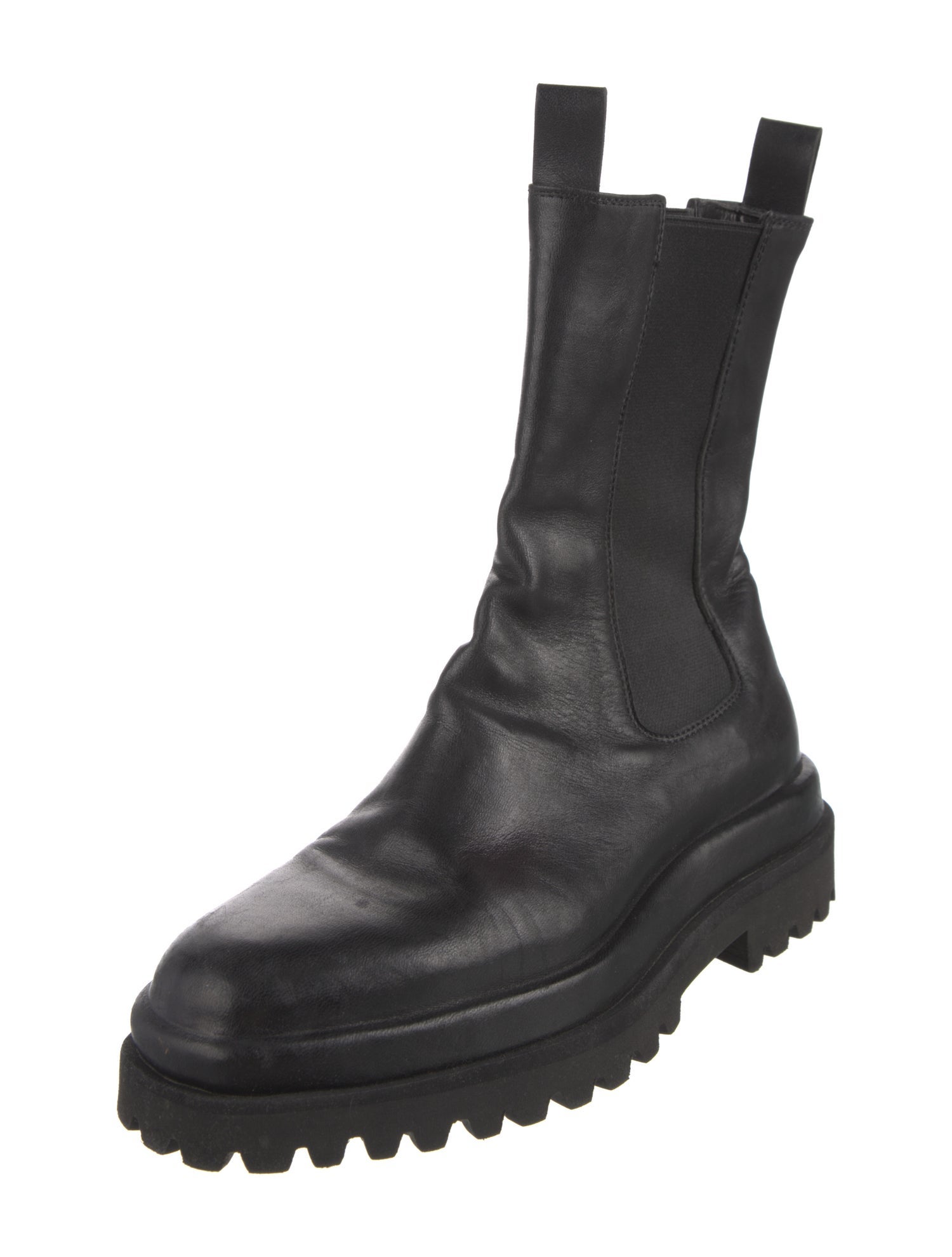 Officine Creative Leather Combat Boots