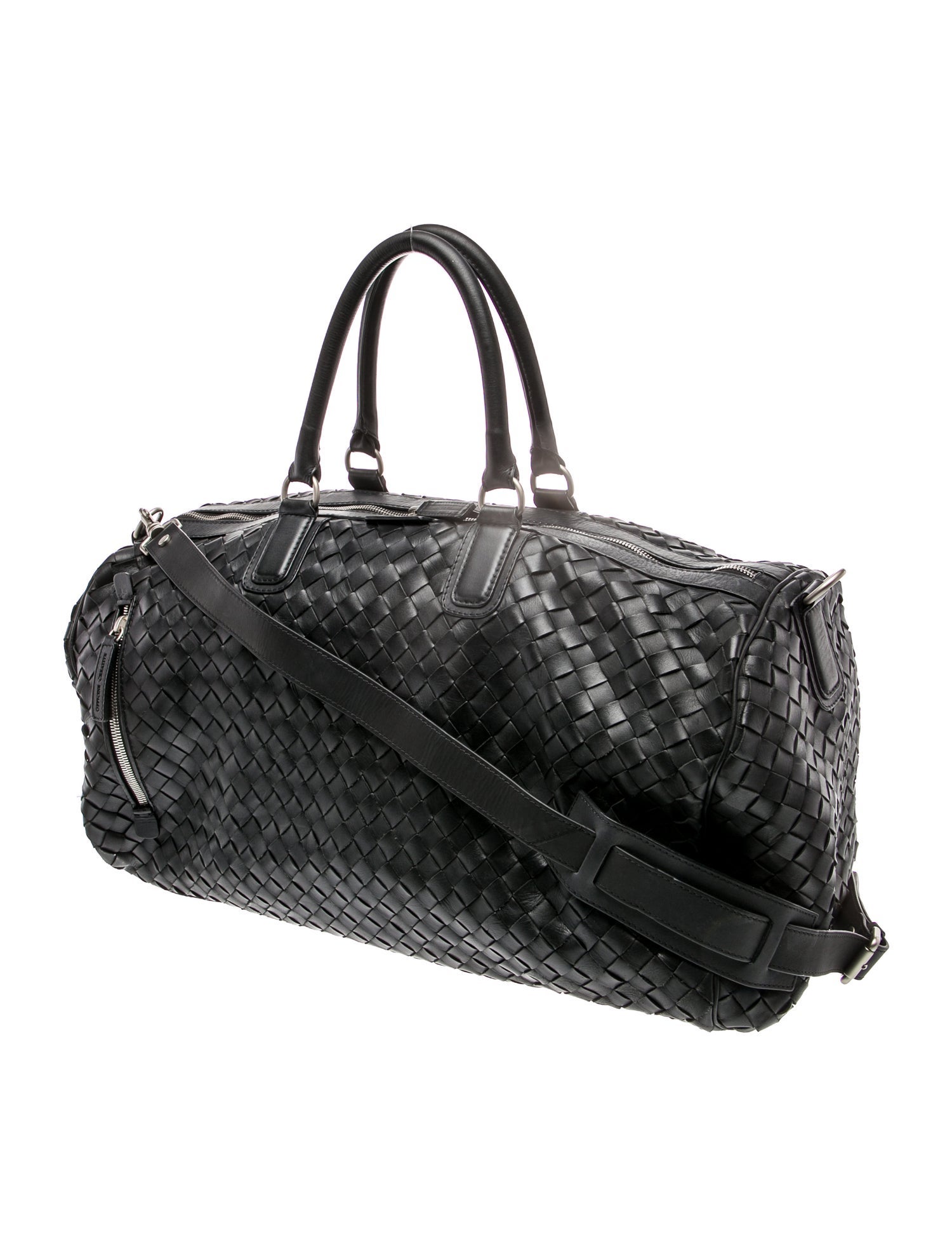 Officine Creative Leather Weekender Bag