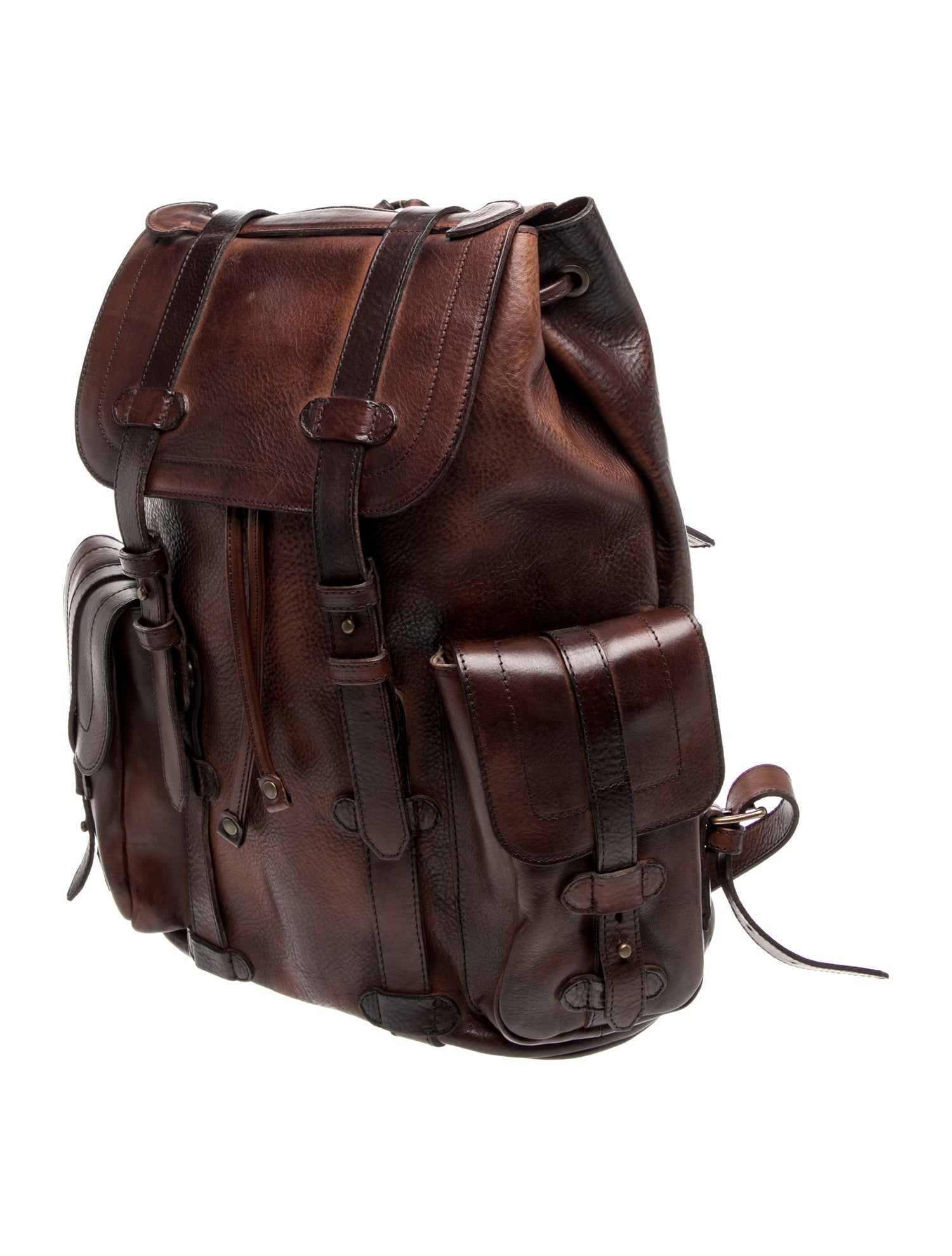 Officine Creative Leather Backpack