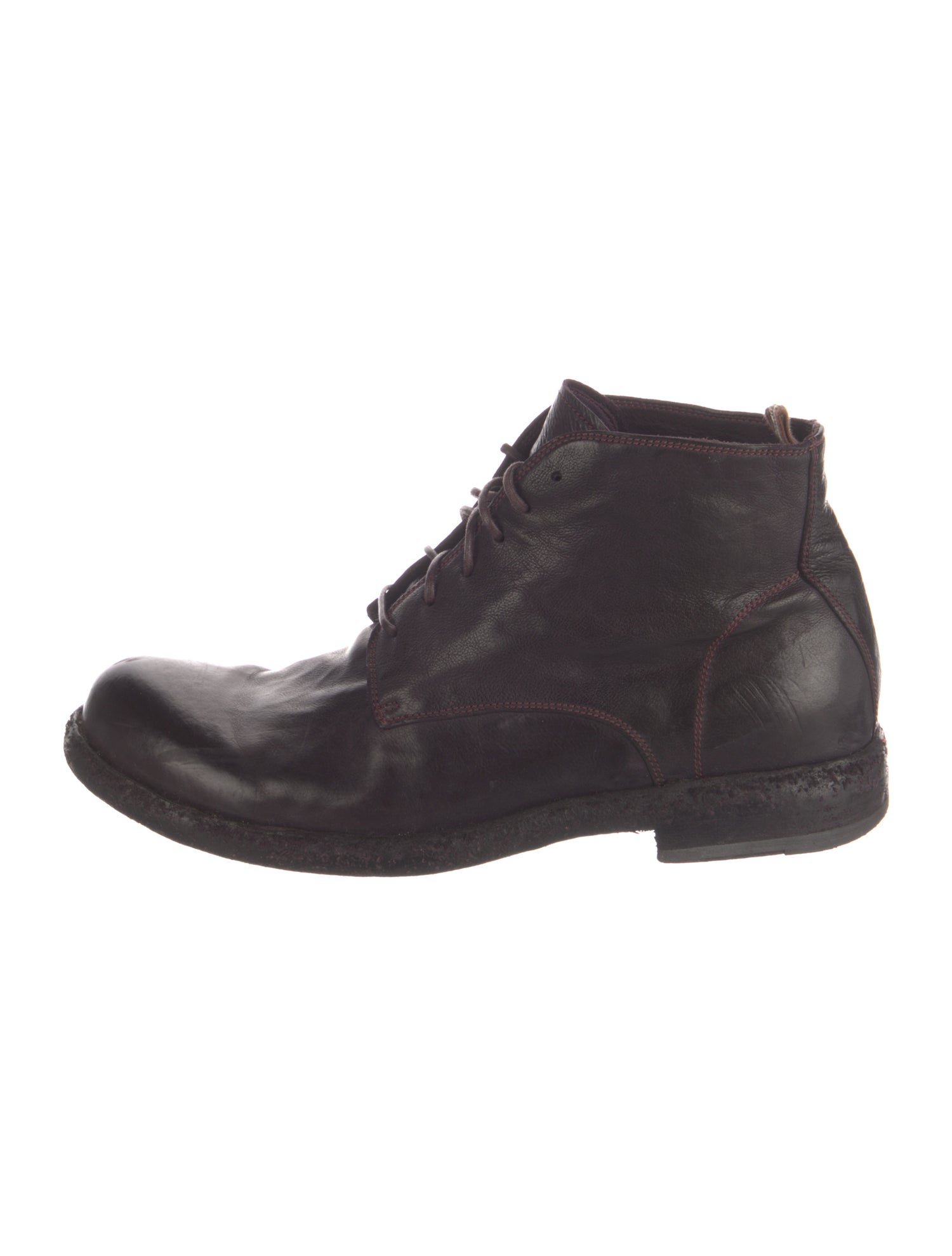 Officine Creative Leather Lace-Up Boots