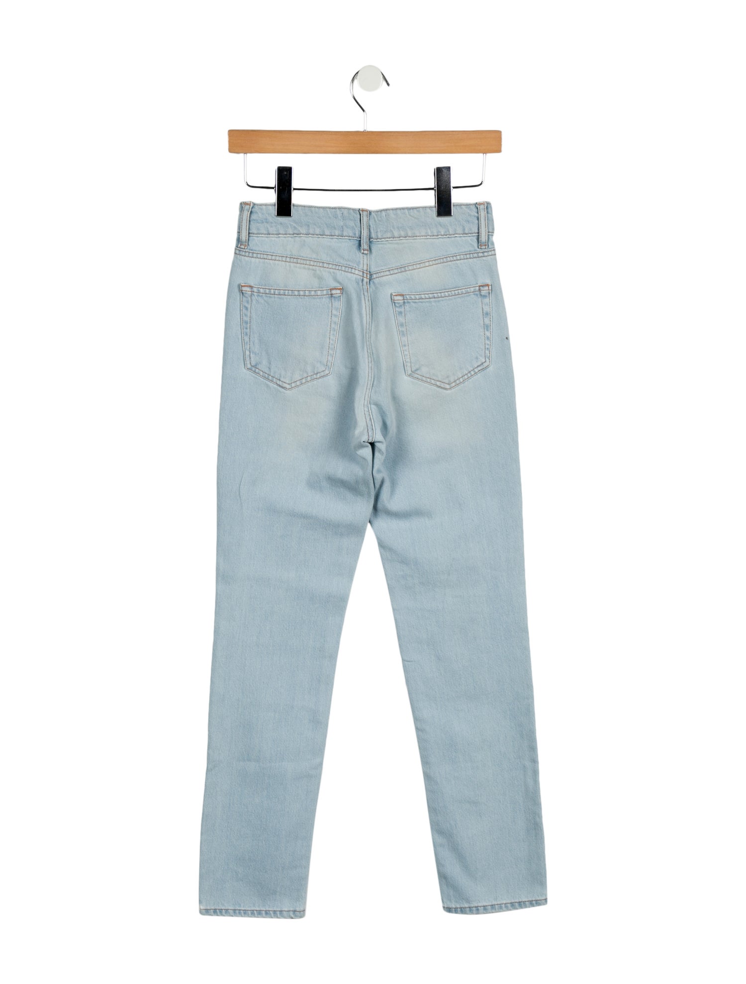 Officine Generale Mid-Rise Straight Leg Jeans