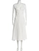 Officine Generale V-Neck Long Dress
