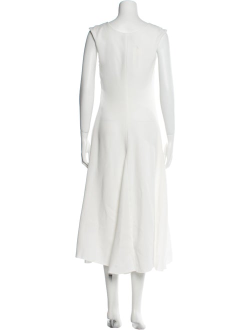 Officine Generale V-Neck Long Dress