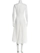 Officine Generale V-Neck Long Dress