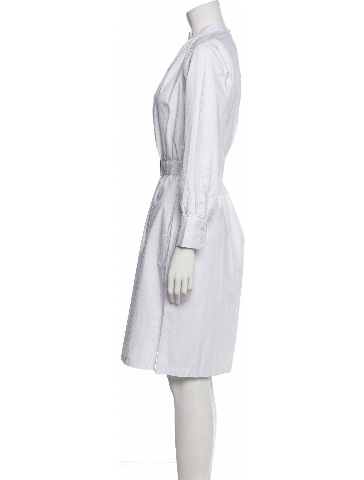 Officine Generale Mock Neck Knee-Length Dress