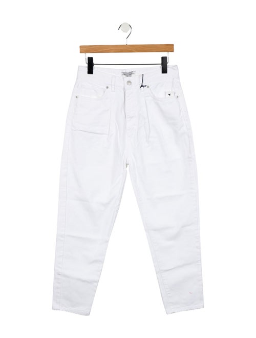 Officine Generale High-Rise Straight Leg Jeans
