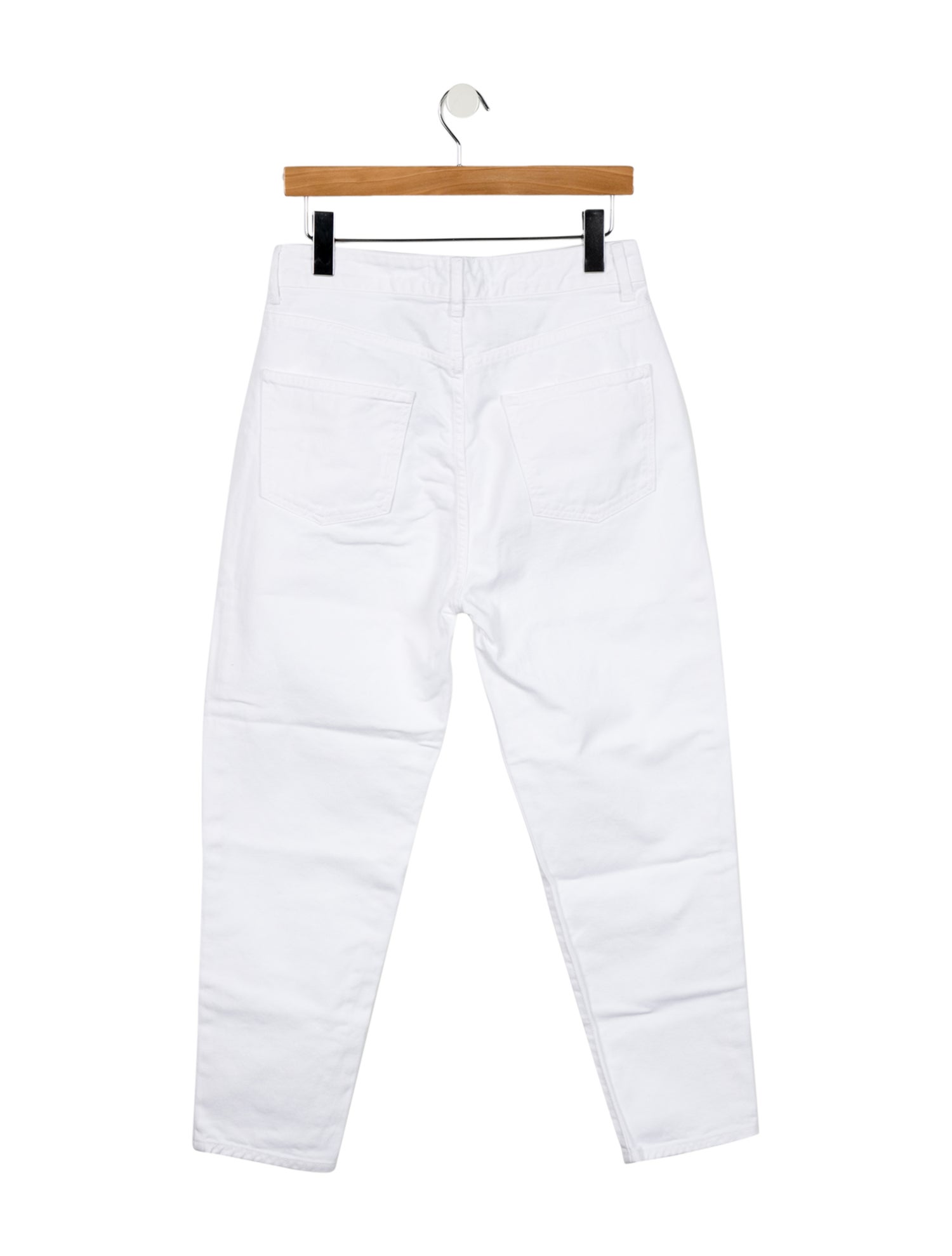 Officine Generale High-Rise Straight Leg Jeans