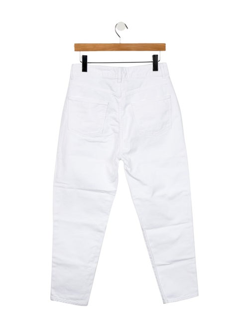 Officine Generale High-Rise Straight Leg Jeans