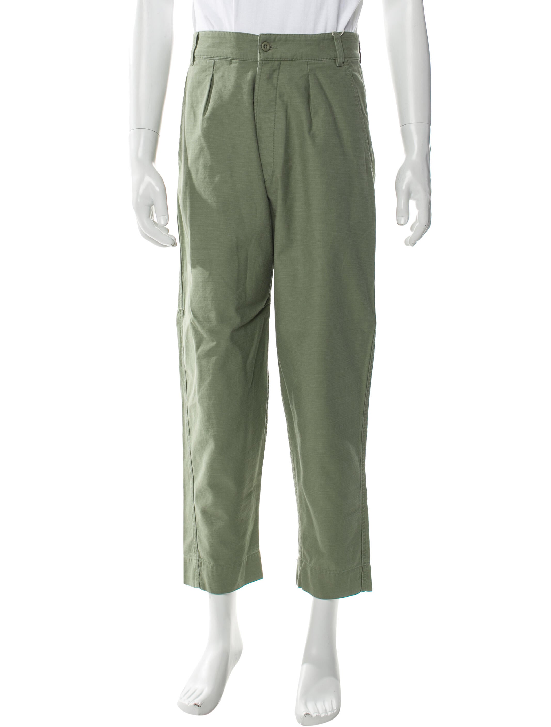 Officine Generale High-Rise Straight Leg Jeans