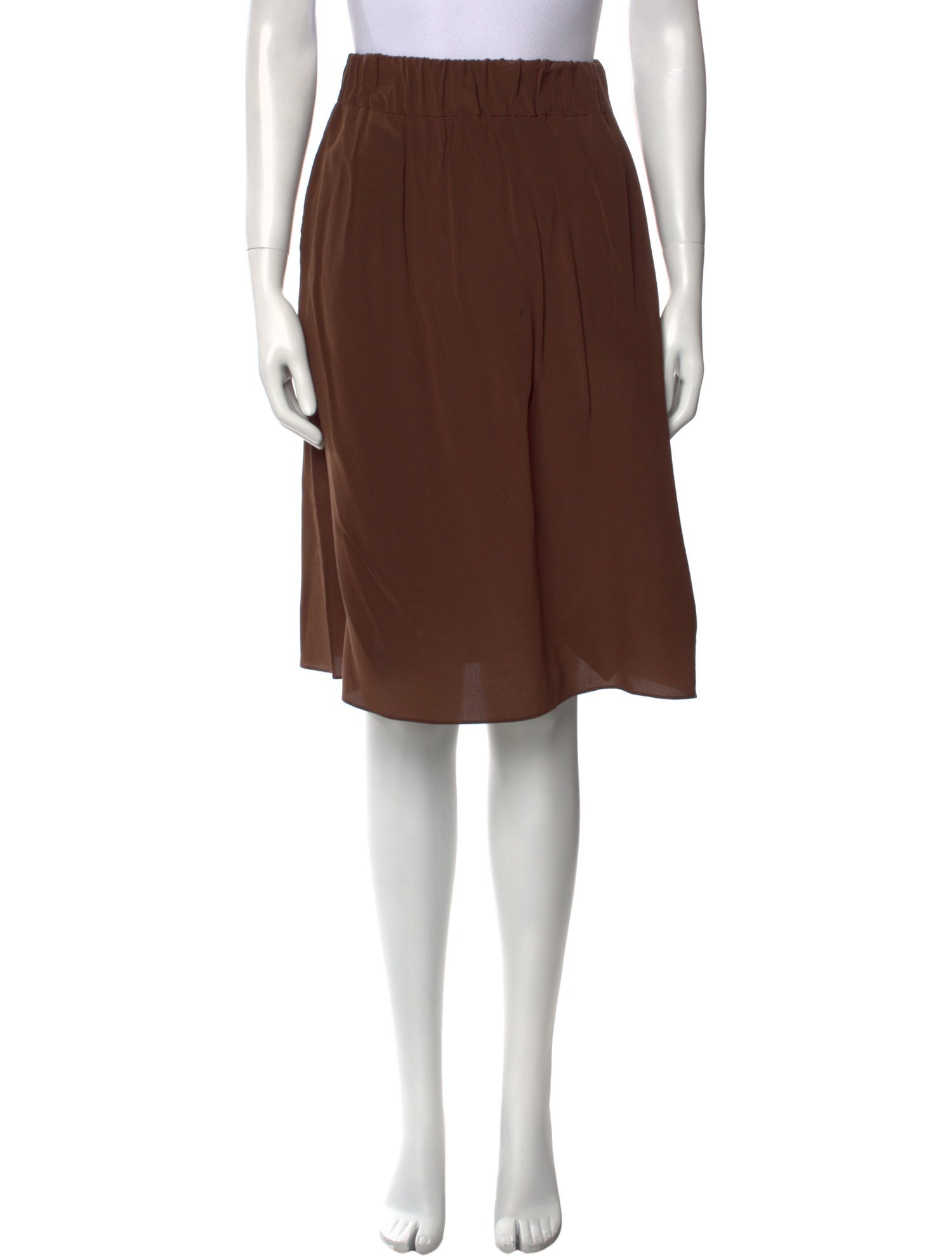 Officine Generale Silk Knee-Length Skirt