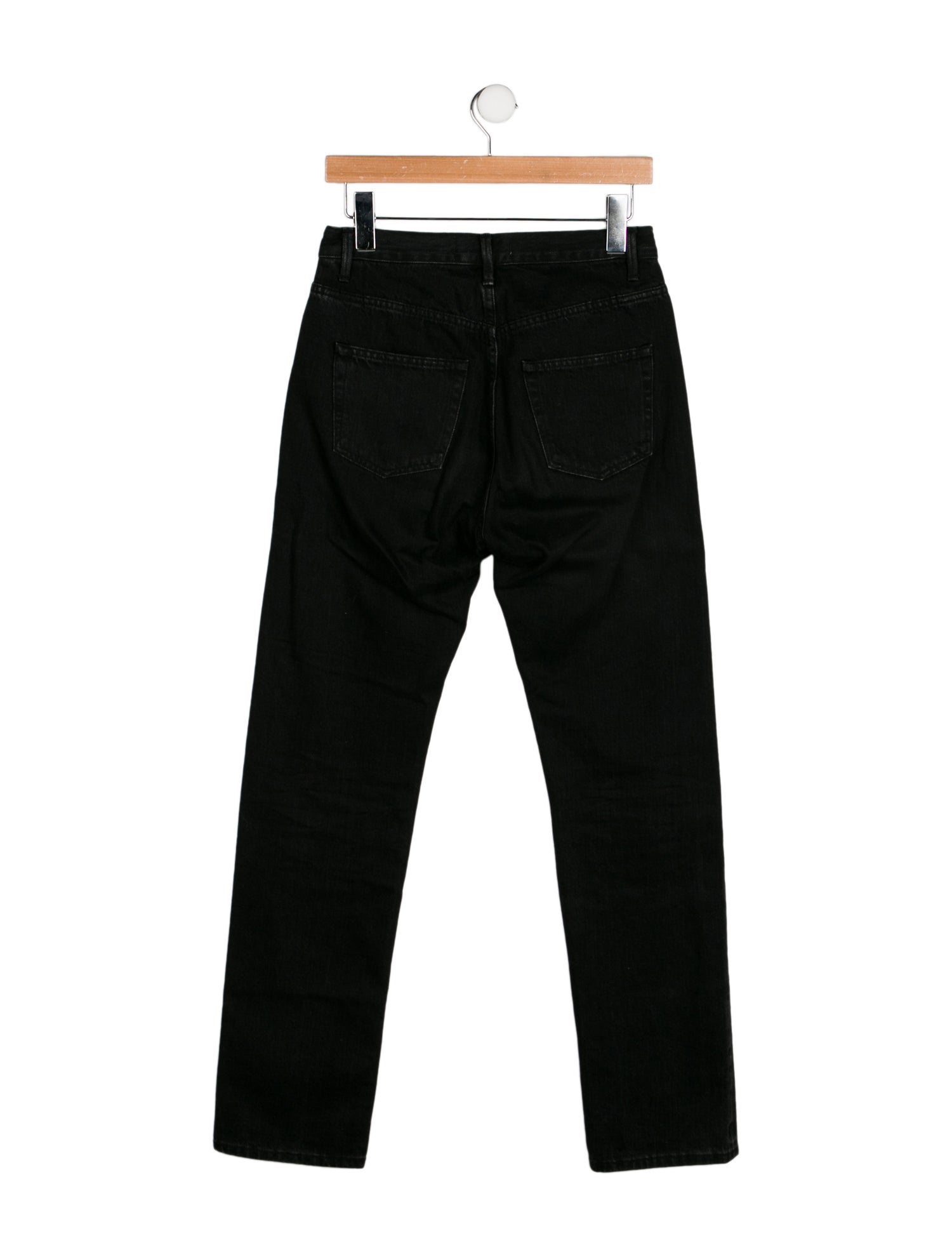 Officine Generale High-Rise Straight Leg Jeans