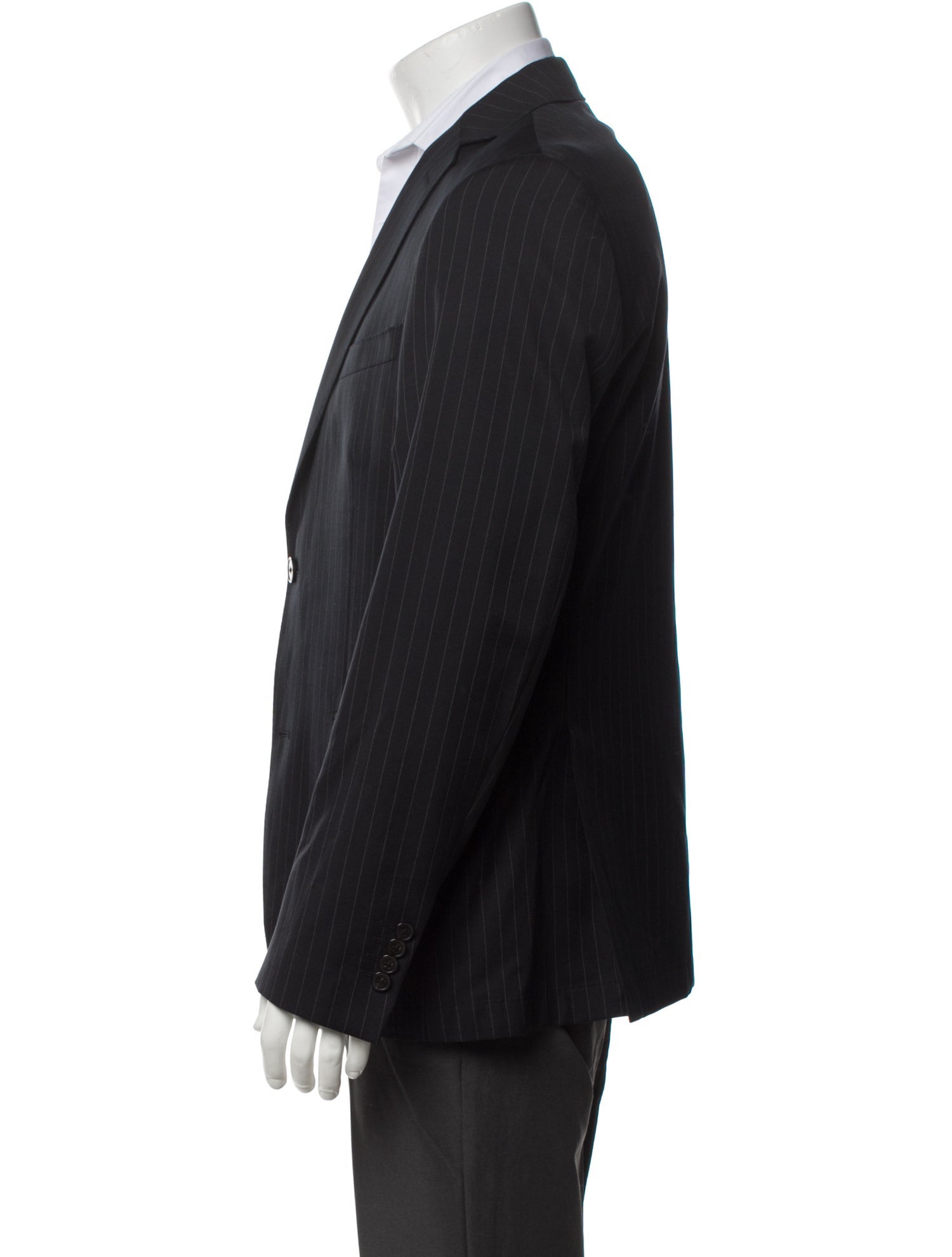 Officine Generale Wool Striped Blazer