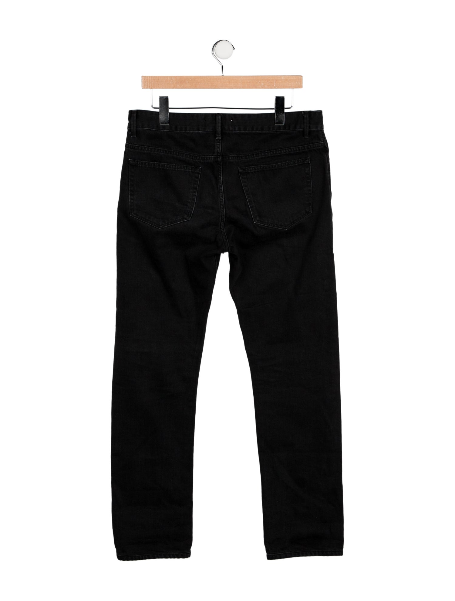 Officine Generale High-Rise Straight Leg Jeans