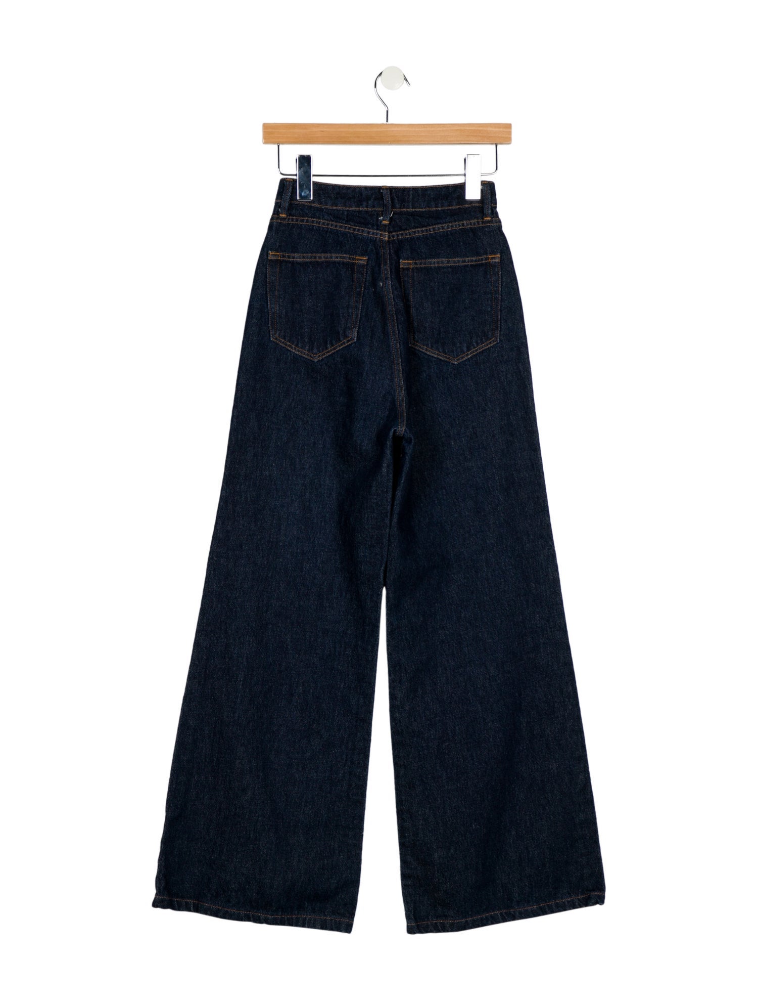 Officine Generale High-Rise Wide Leg Jeans
