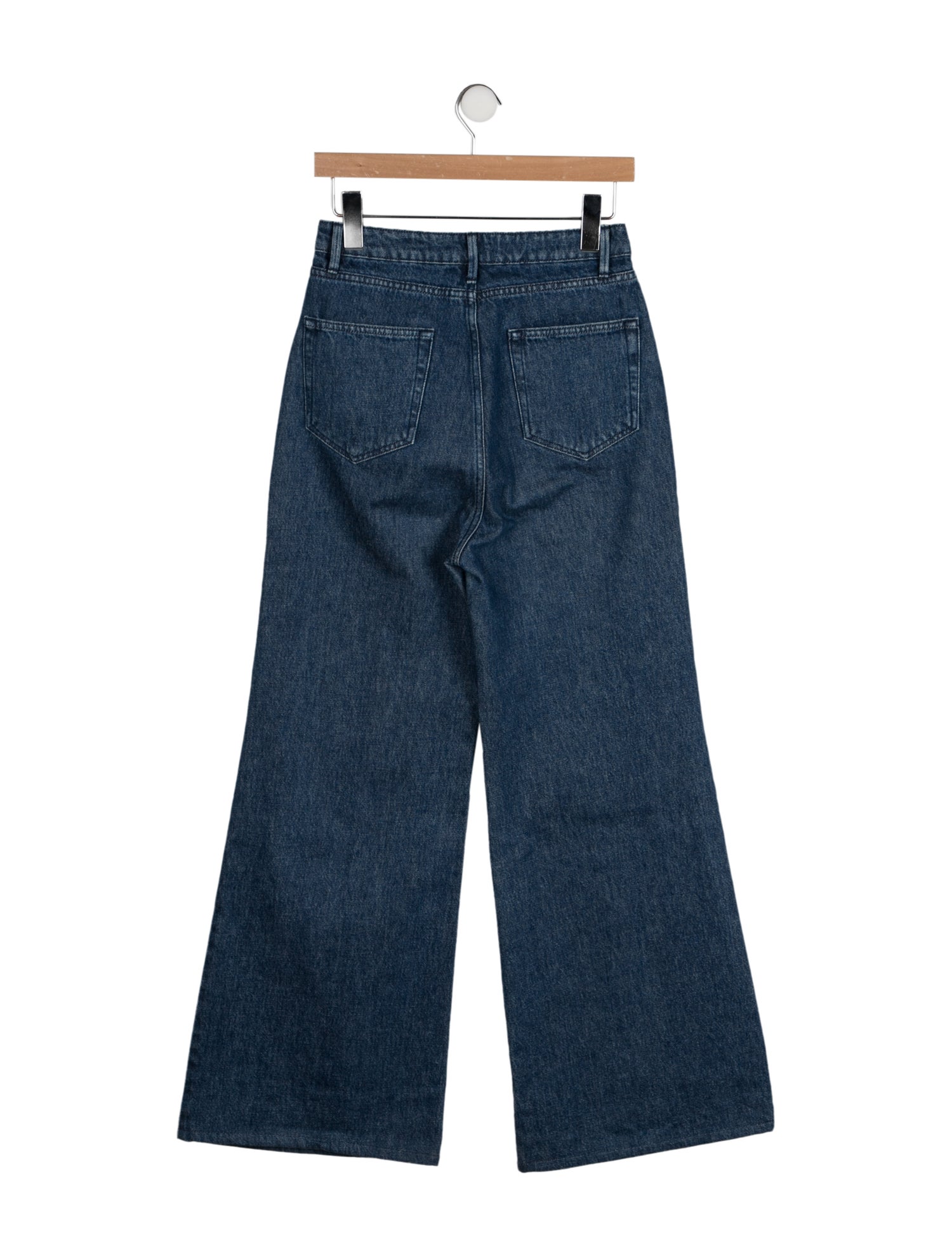 Officine Generale High-Rise Wide Leg Jeans