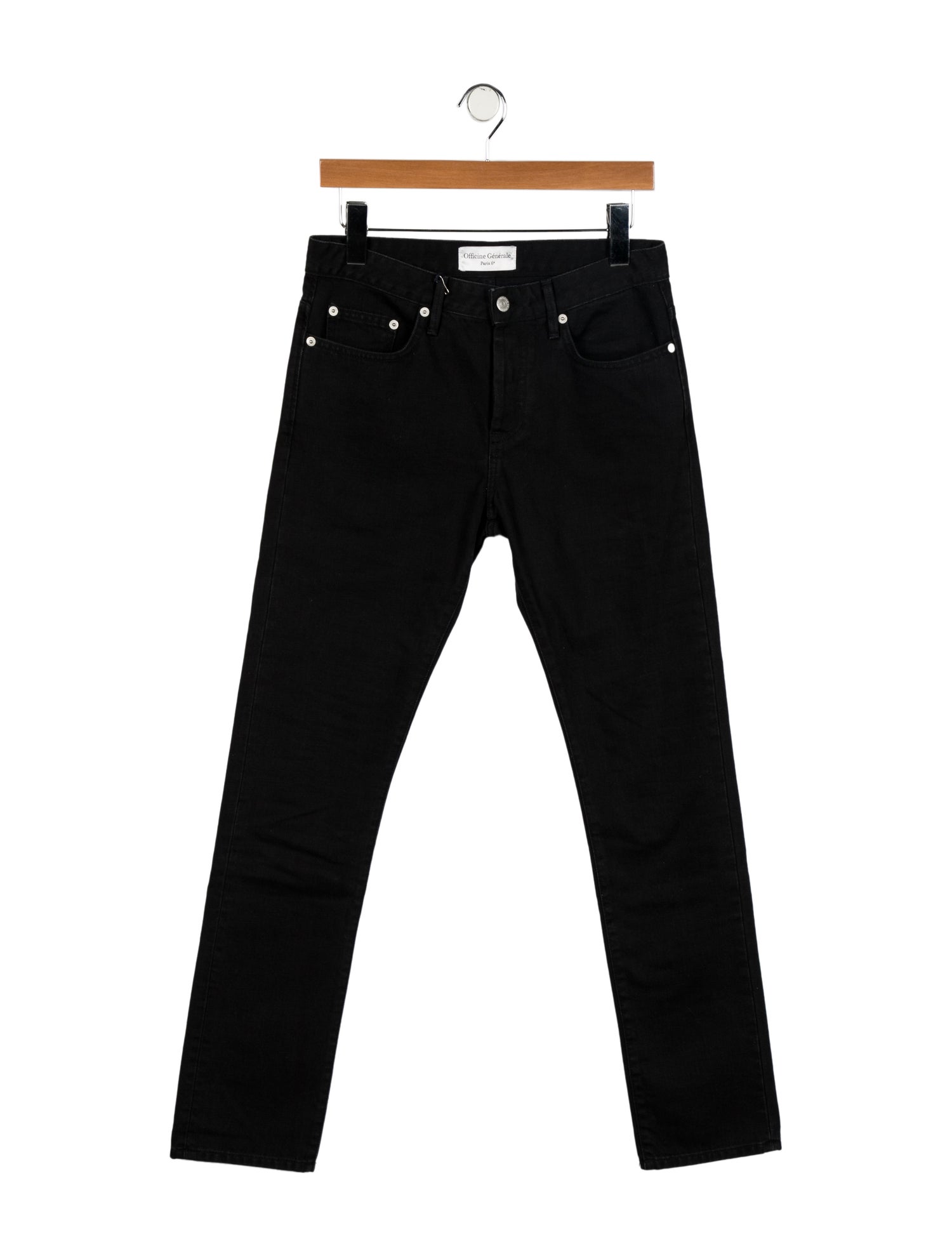 Officine Generale Mid-Rise Skinny Leg Jeans