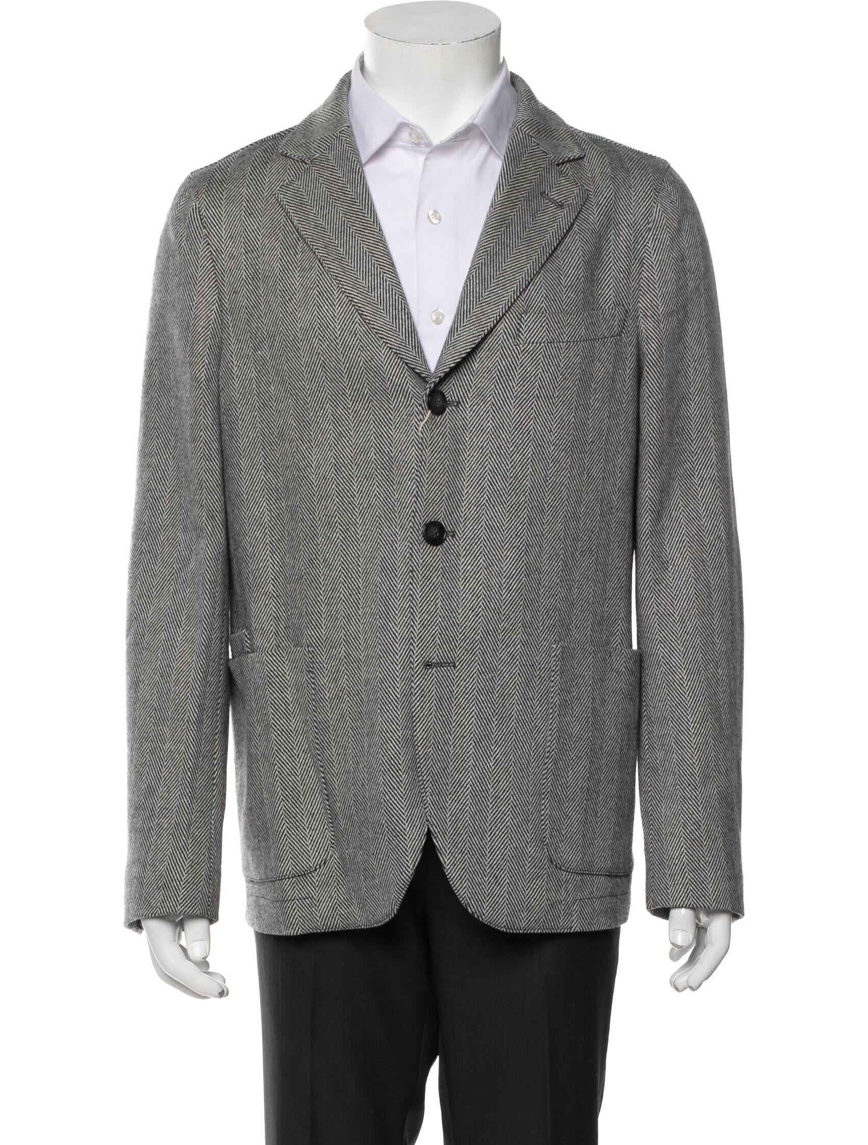 Officine Generale Wool Striped Suit w/ Tags