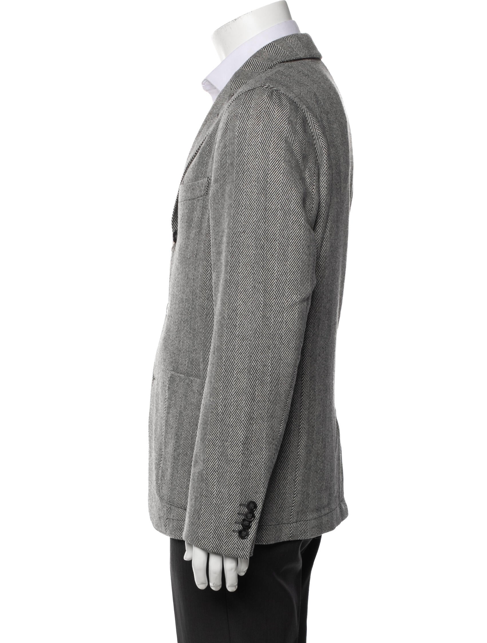 Officine Generale Wool Striped Suit w/ Tags