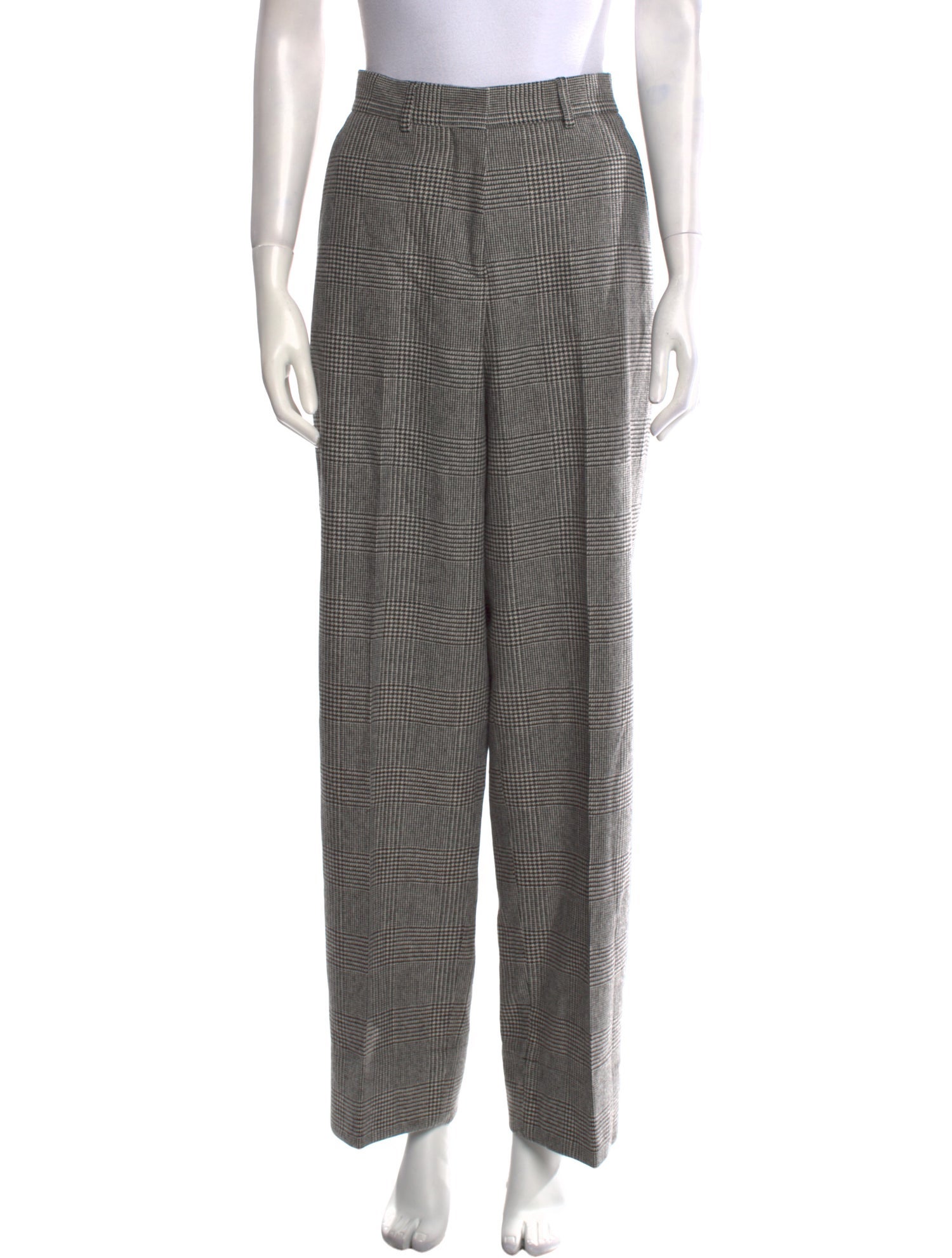 Officine Generale Virgin Wool Wide Leg Pants
