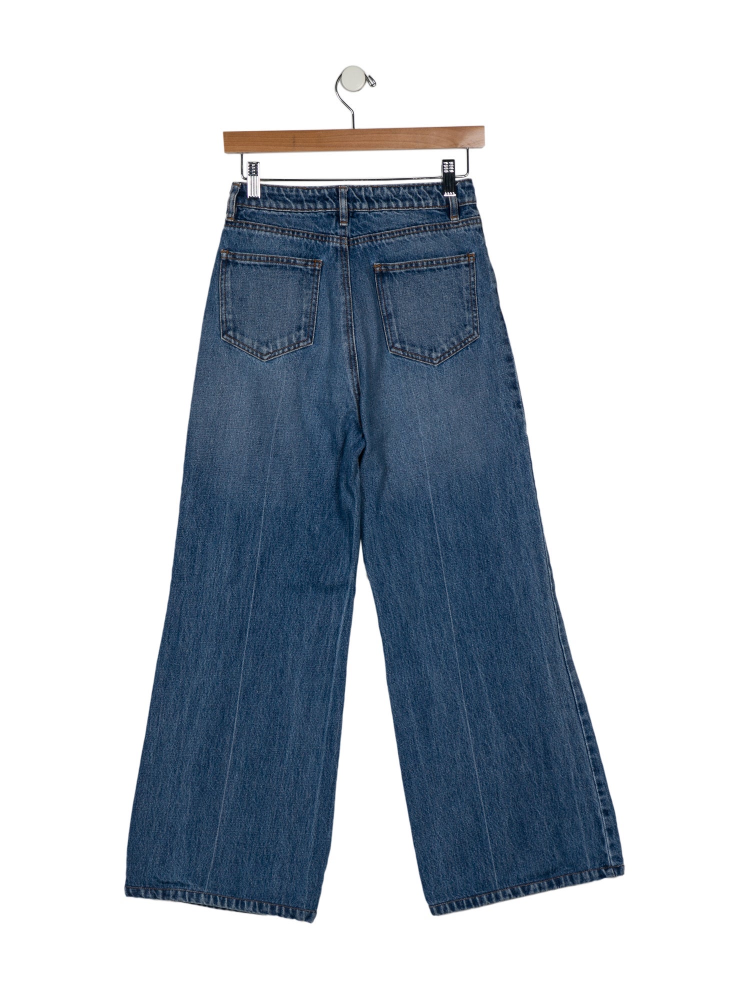Officine Generale High-Rise Wide Leg Jeans