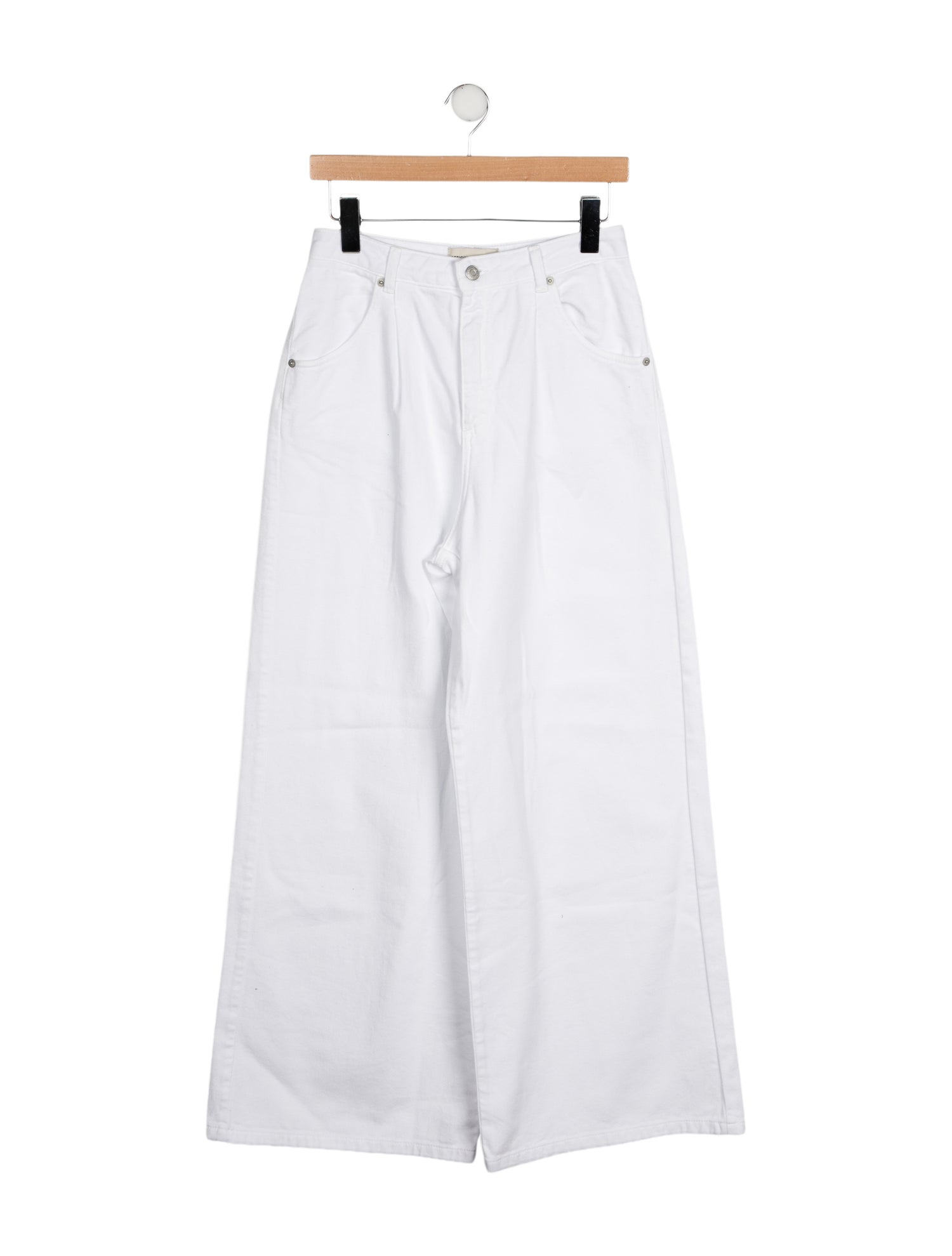 Officine Generale High-Rise Wide Leg Jeans