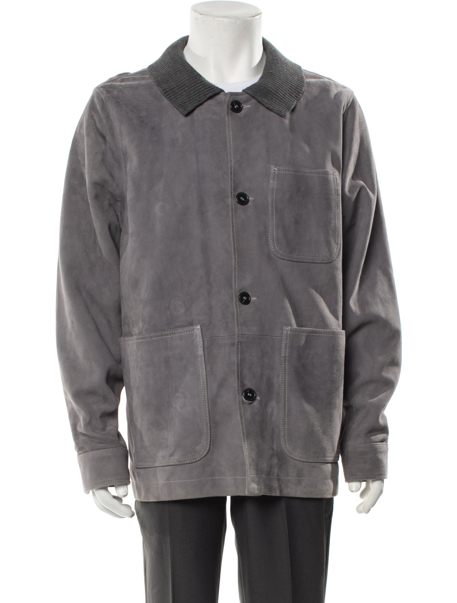 Officine Generale Suede Utility Jacket