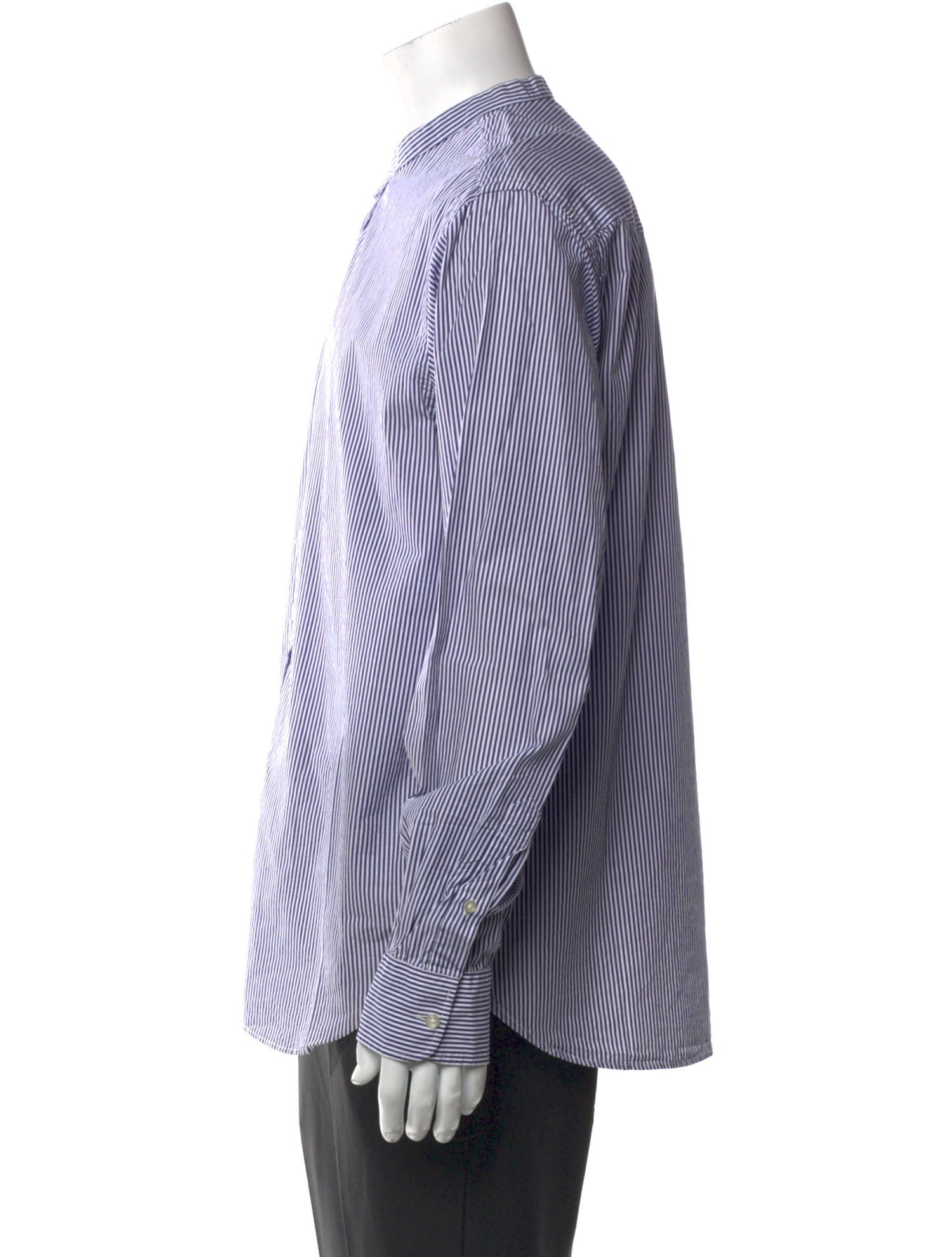 Officine Generale Striped Long Sleeve Shirt