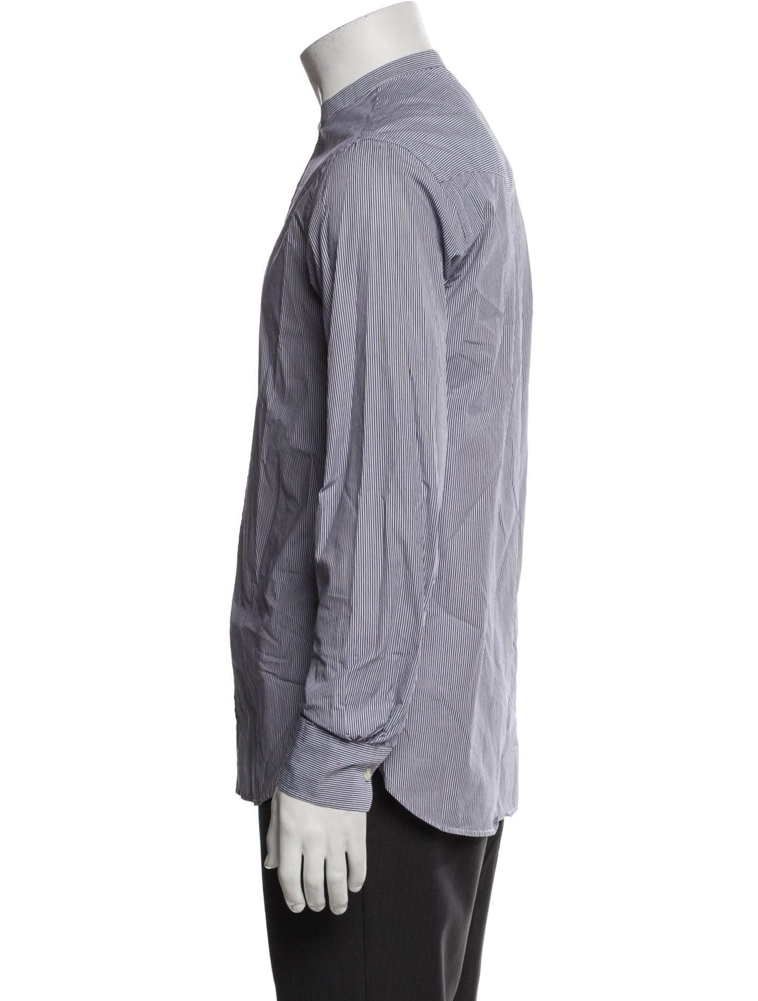 Officine Generale Striped Long Sleeve Shirt