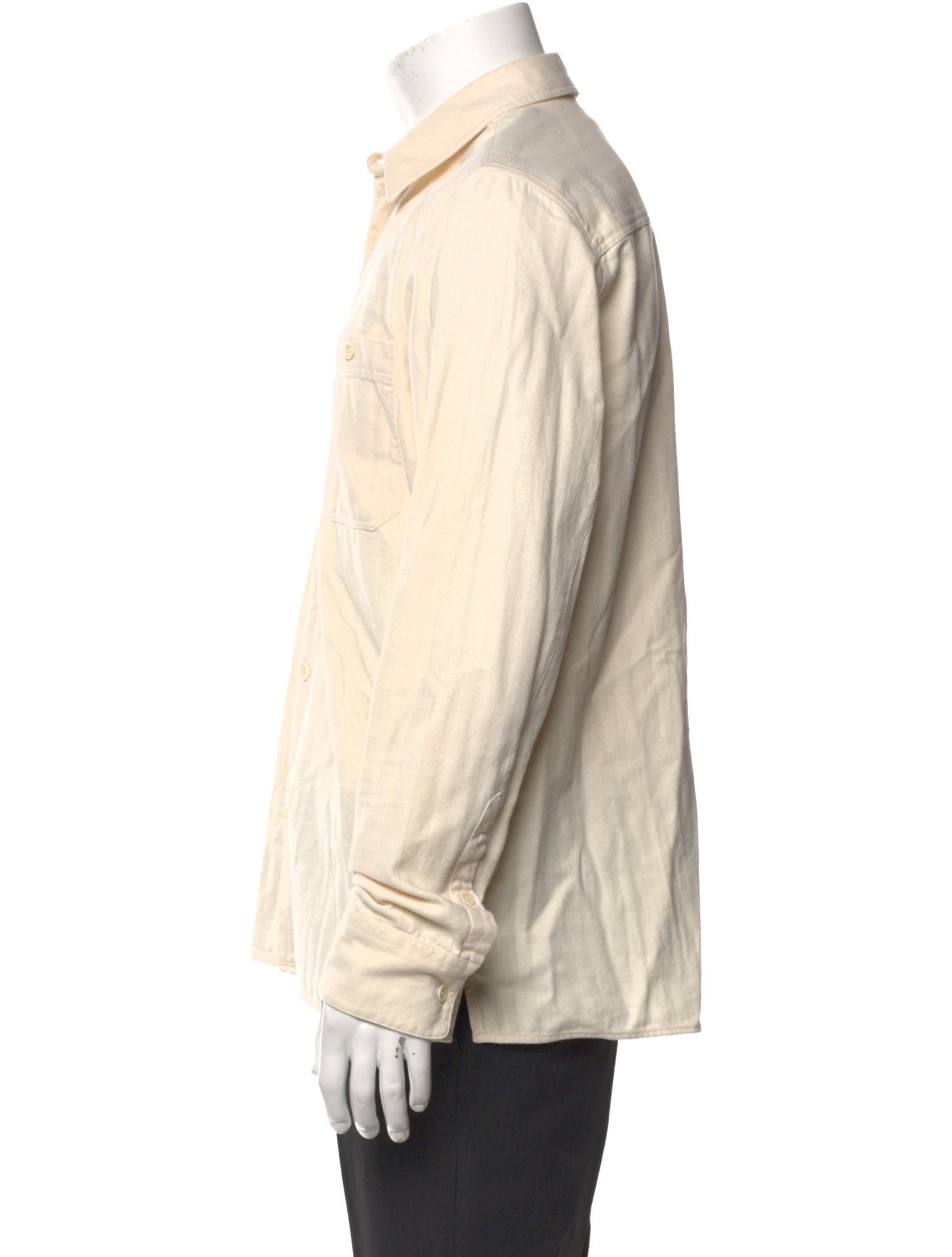 Officine Generale Striped Long Sleeve Dress Shirt