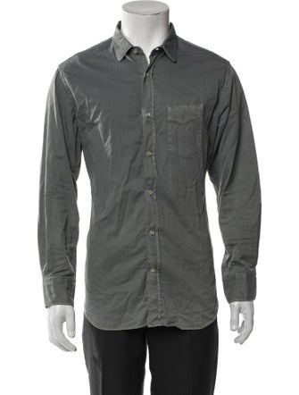 Officine Generale Long Sleeve Denim Shirt