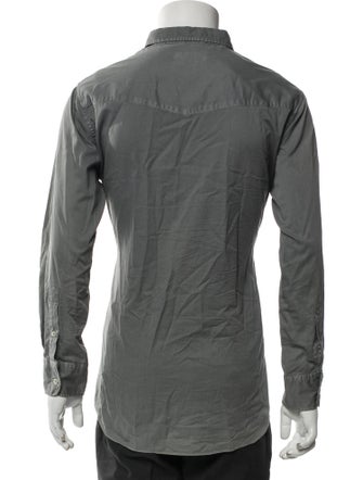 Officine Generale Long Sleeve Denim Shirt