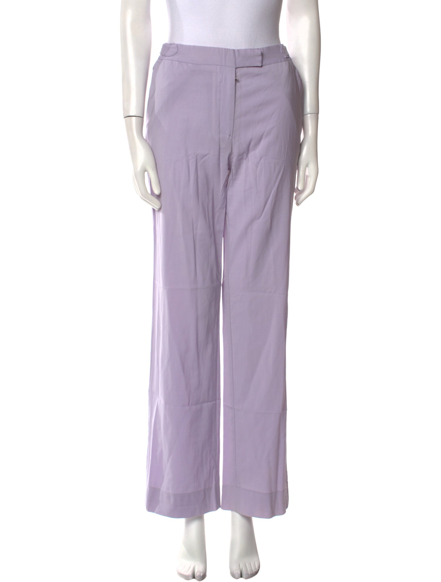 Officine Generale Virgin Wool Wide Leg Pants