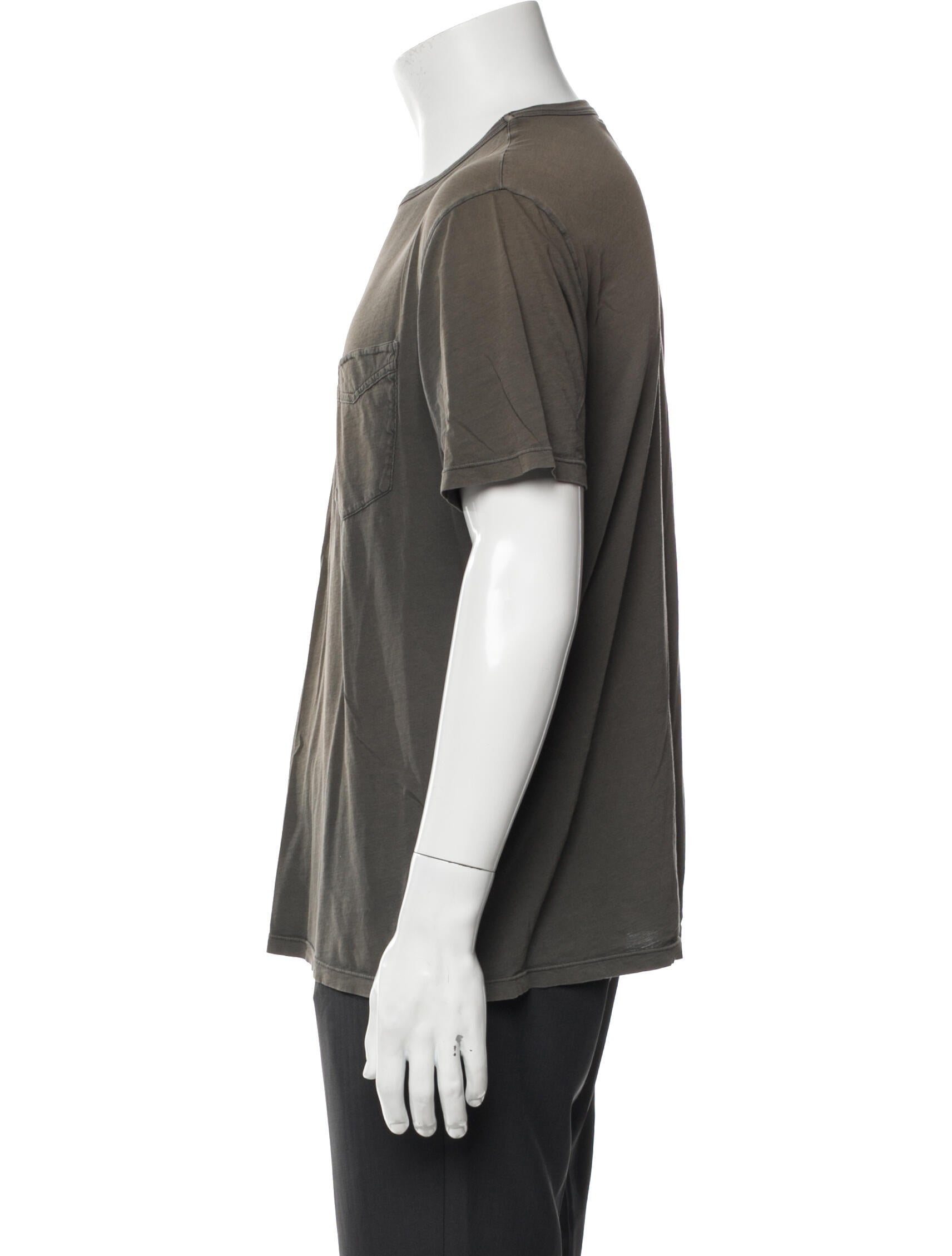 Officine Generale Crew Neck Short Sleeve T-Shirt