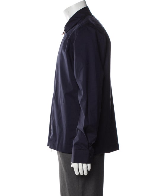 Officine Generale Wool Graphic Print Windbreaker