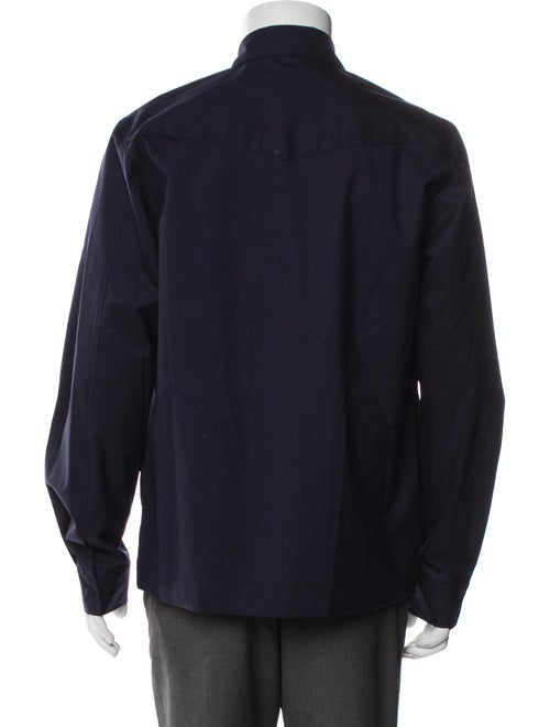 Officine Generale Wool Graphic Print Windbreaker