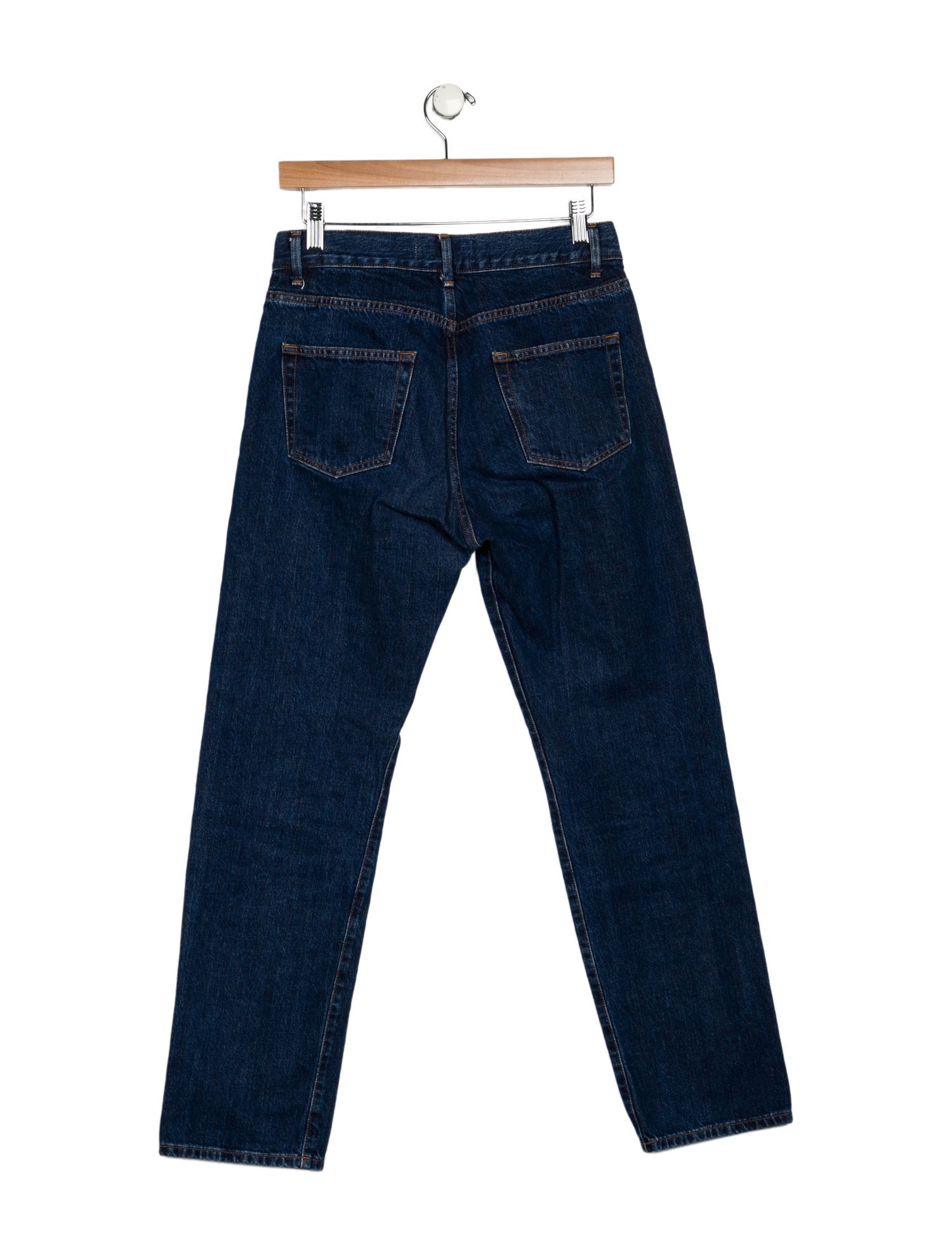 Officine Generale Mid-Rise Straight Leg Jeans