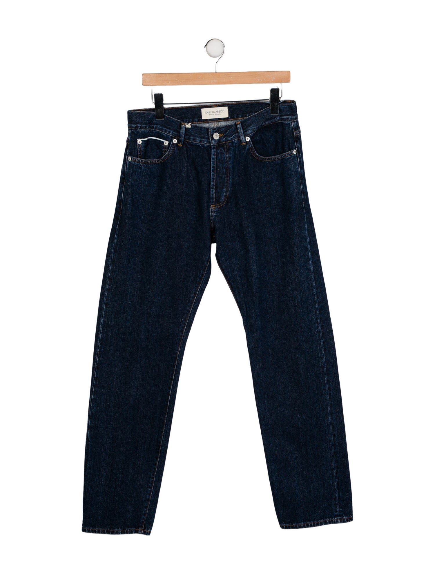Officine Generale Mid-Rise Straight Leg Jeans