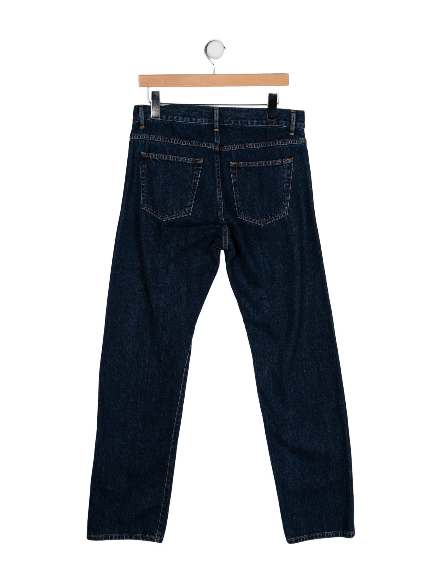 Officine Generale Mid-Rise Straight Leg Jeans
