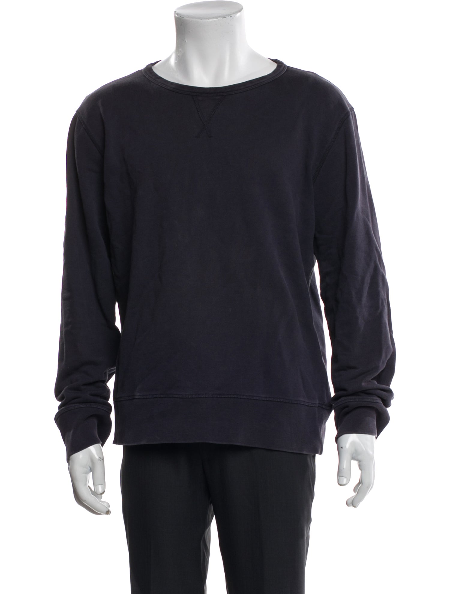 Officine Generale Crew Neck Long Sleeve Pullover