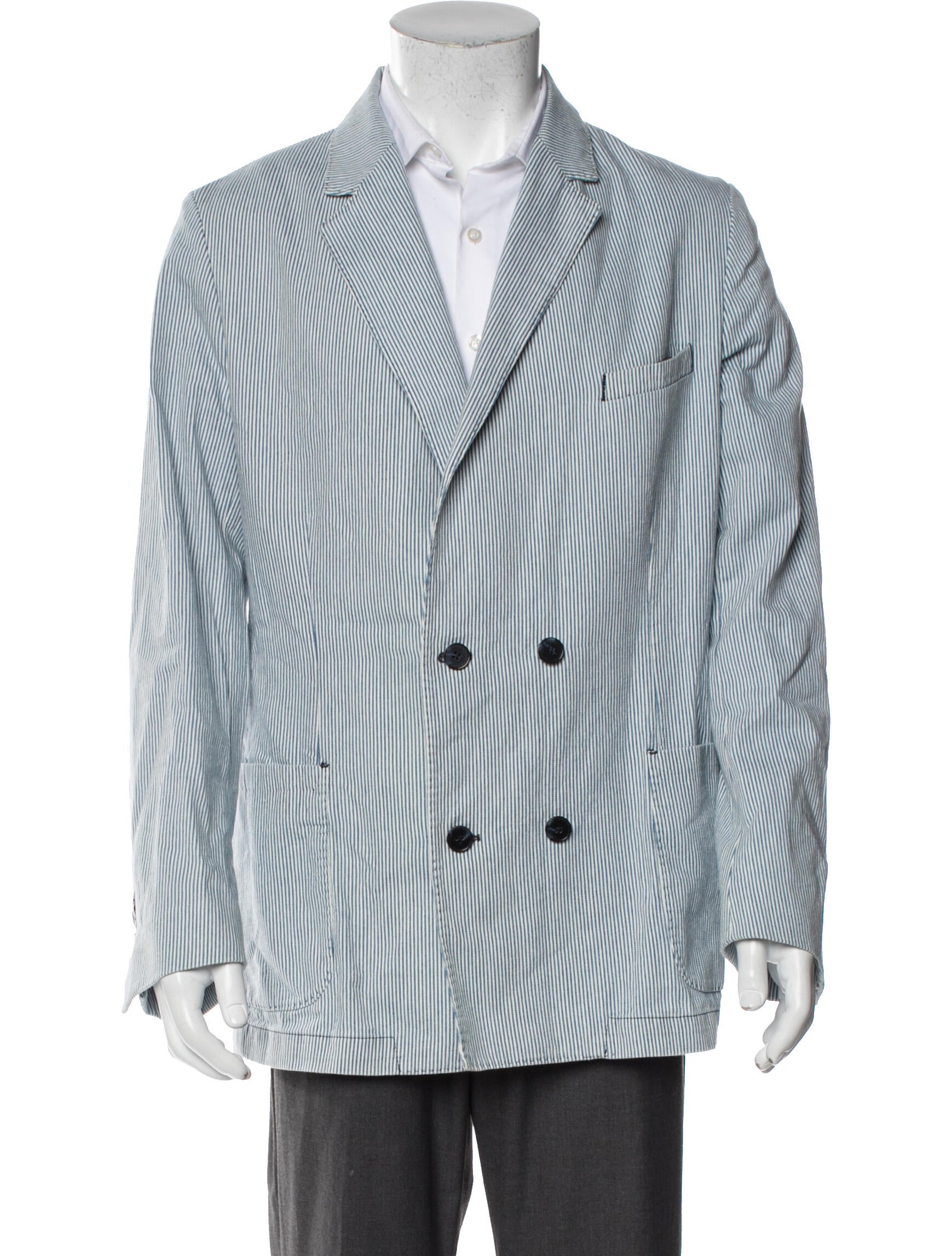 Officine Generale Striped Jacket