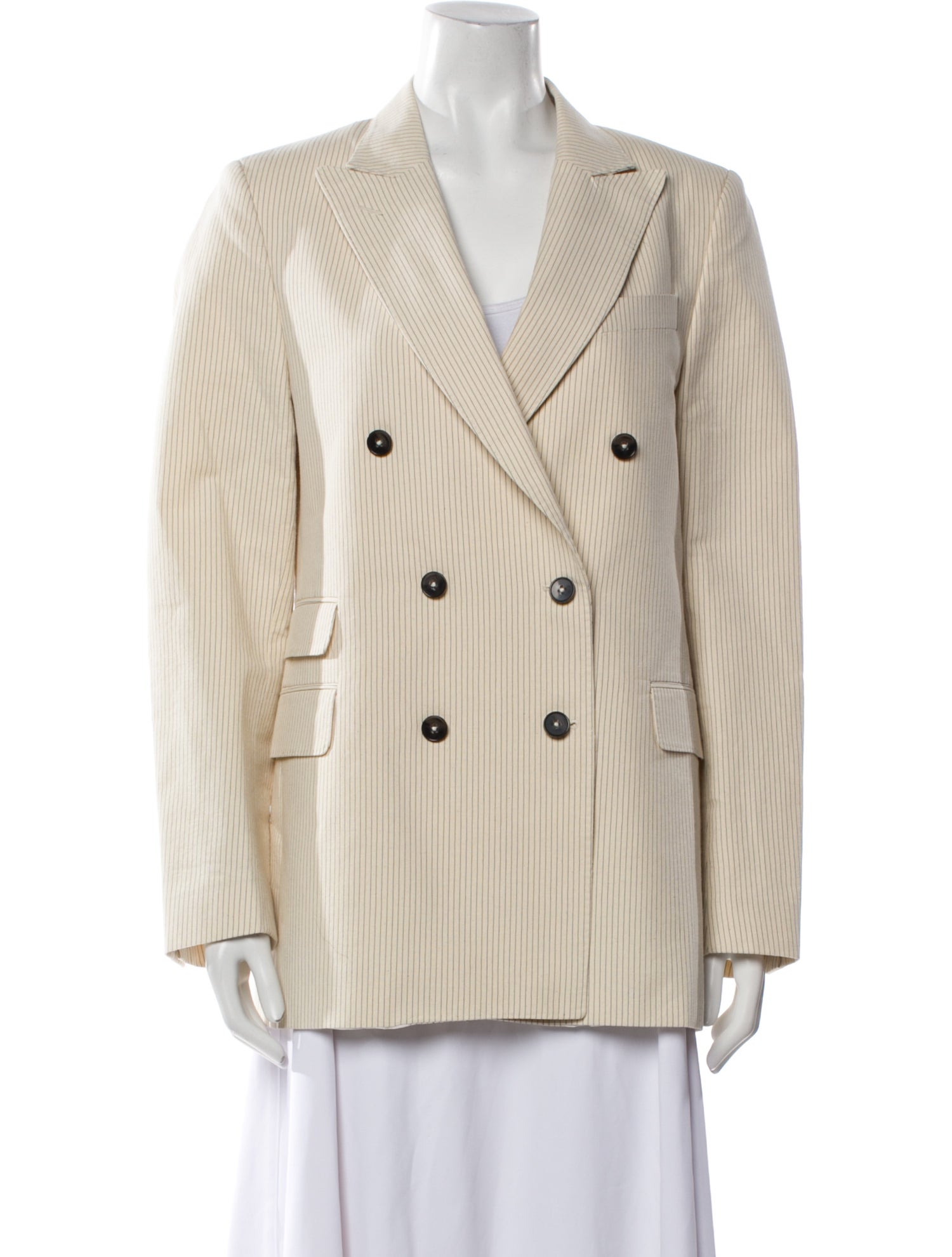 Officine Generale Striped Blazer