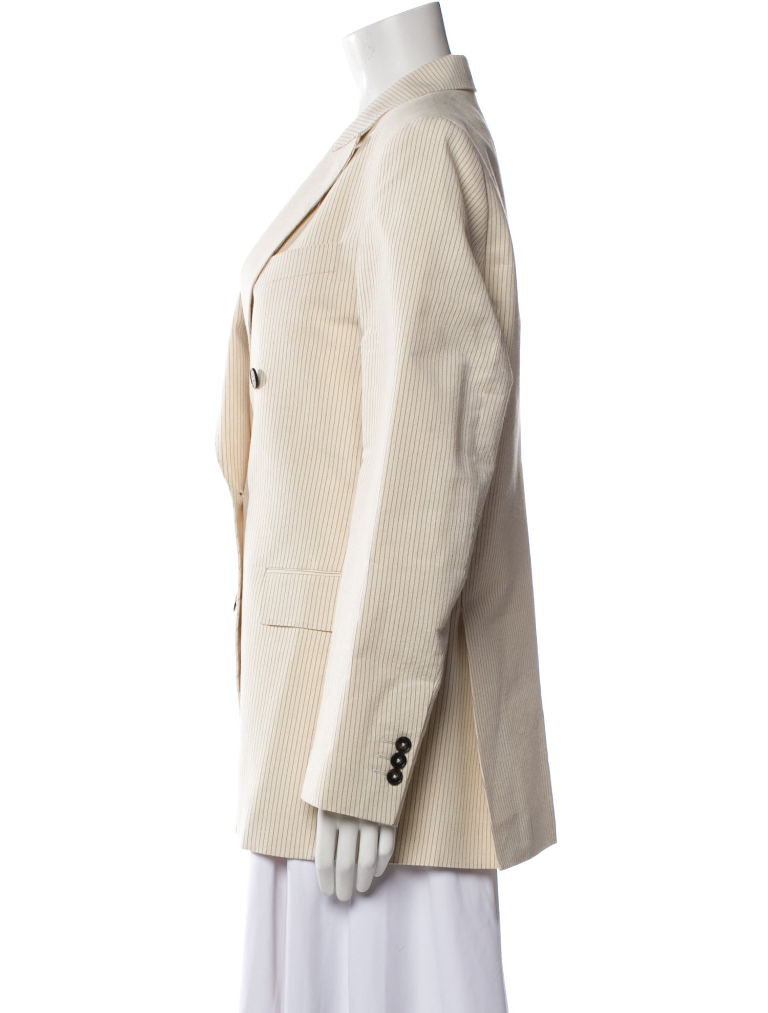 Officine Generale Striped Blazer