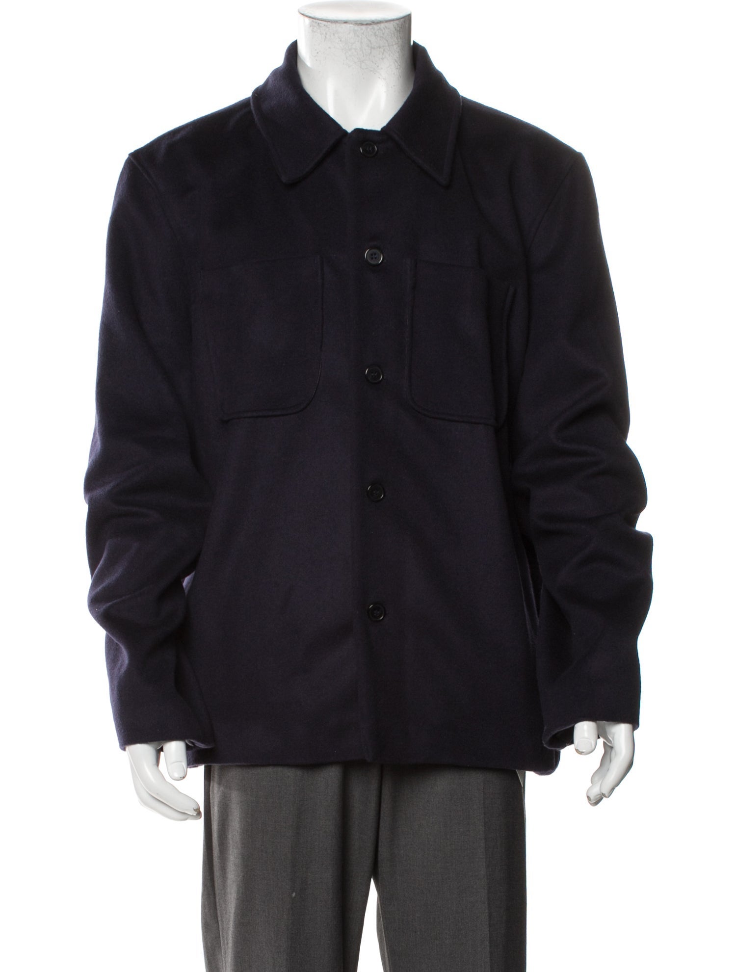 Officine Generale Virgin Wool Utility Jacket