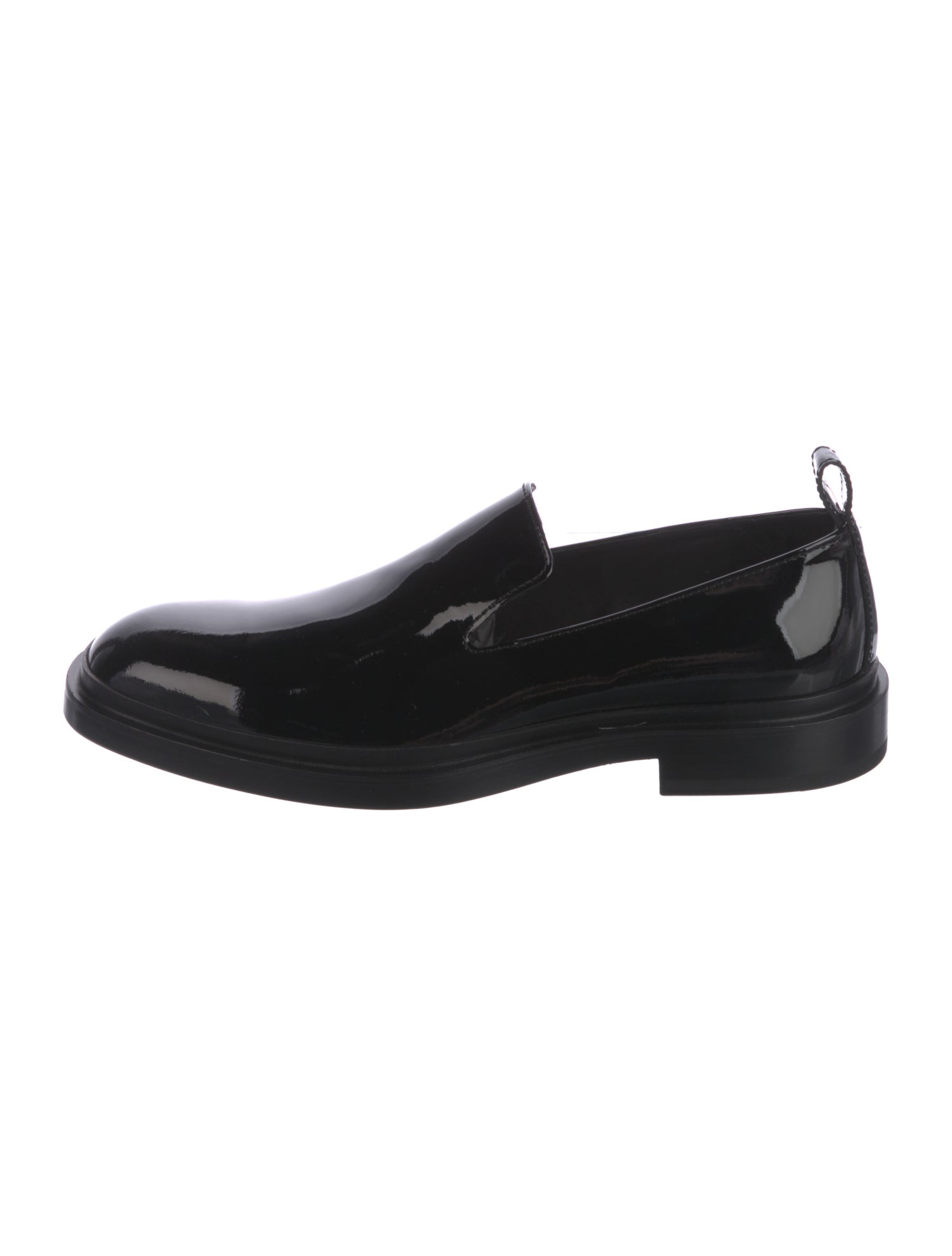 Officine Generale Patent Leather Dress Loafers